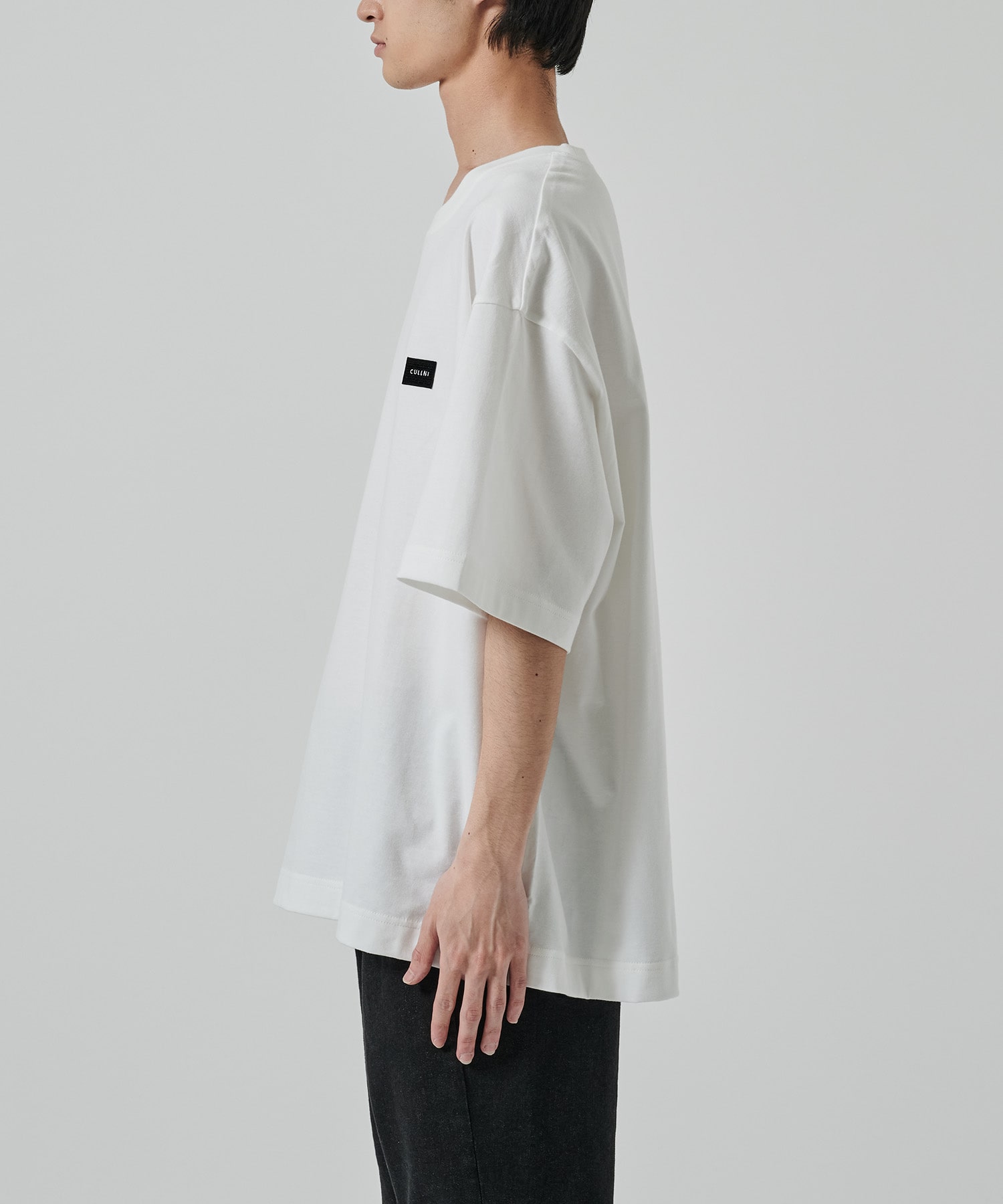Cotton Jersey Embroidery Patch Pullover CULLNI