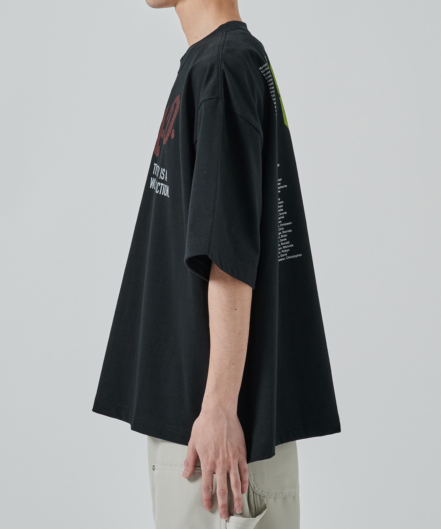 〈別注〉 OVER SIZE PRINT TEE JieDa