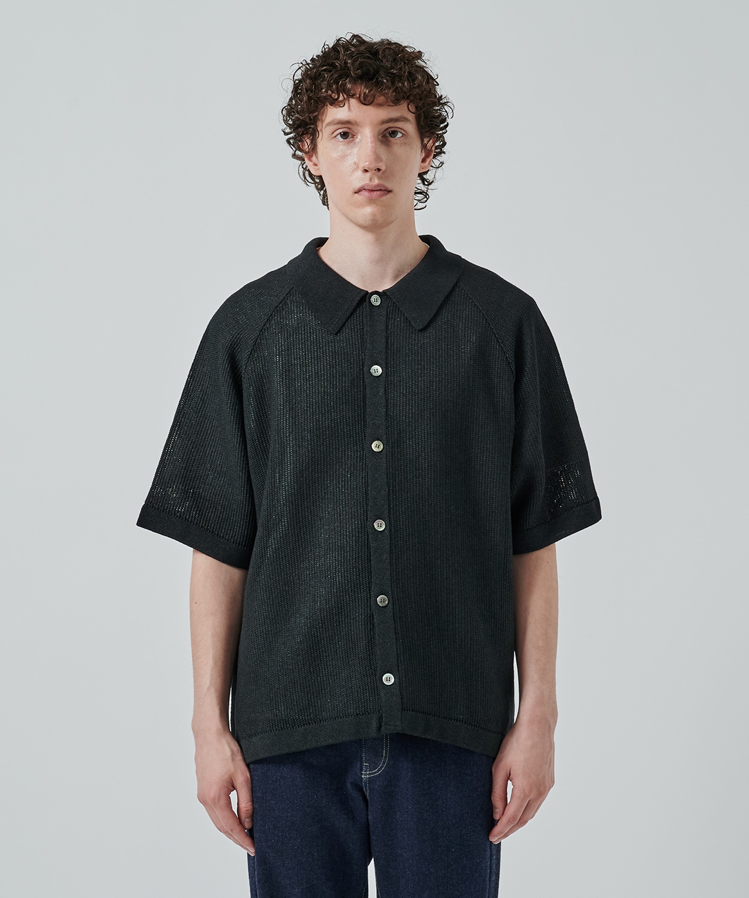 〈別注〉OX SUMMER KNIT S/S BATONER