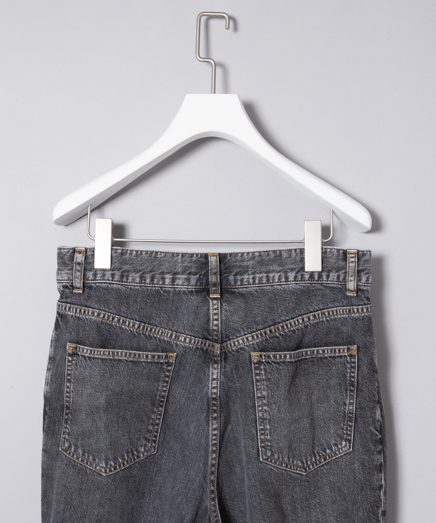 WASHED DENIM WIDE PANTS JOHN LAWRENCE SULLIVAN