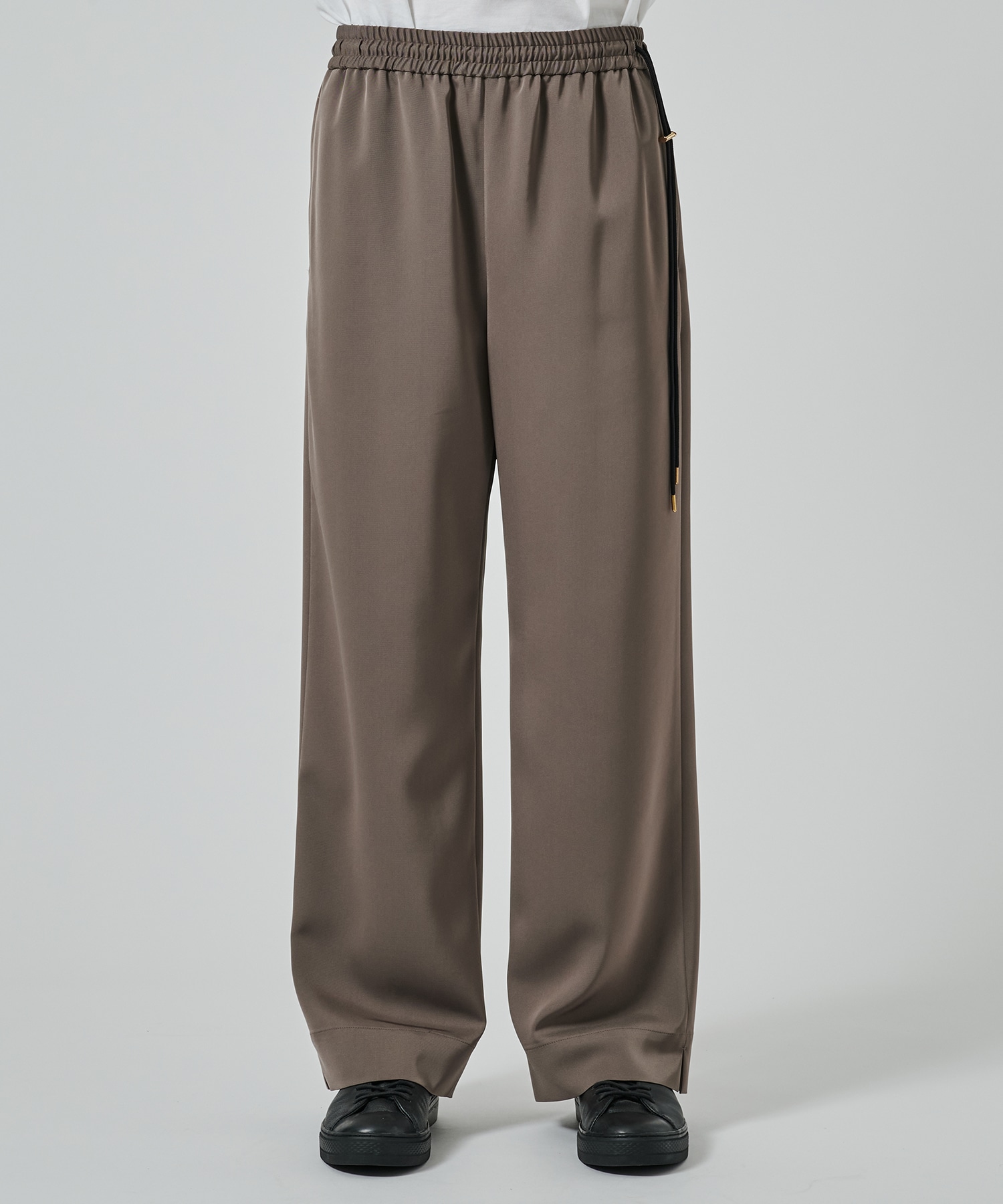 Dry Stretch Twill Side Drawstring Relux Wide Pant CULLNI