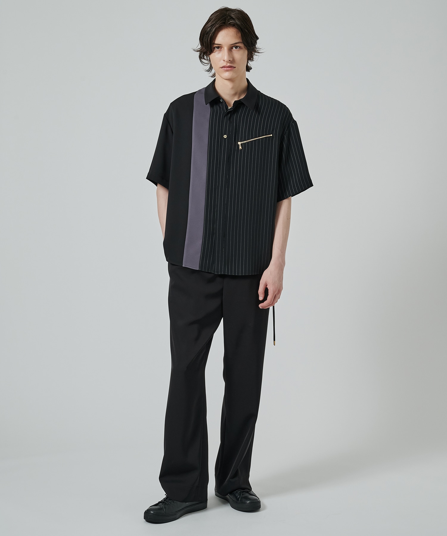 Dry Stretch Twill Side Drawstring Relux Wide Pant CULLNI