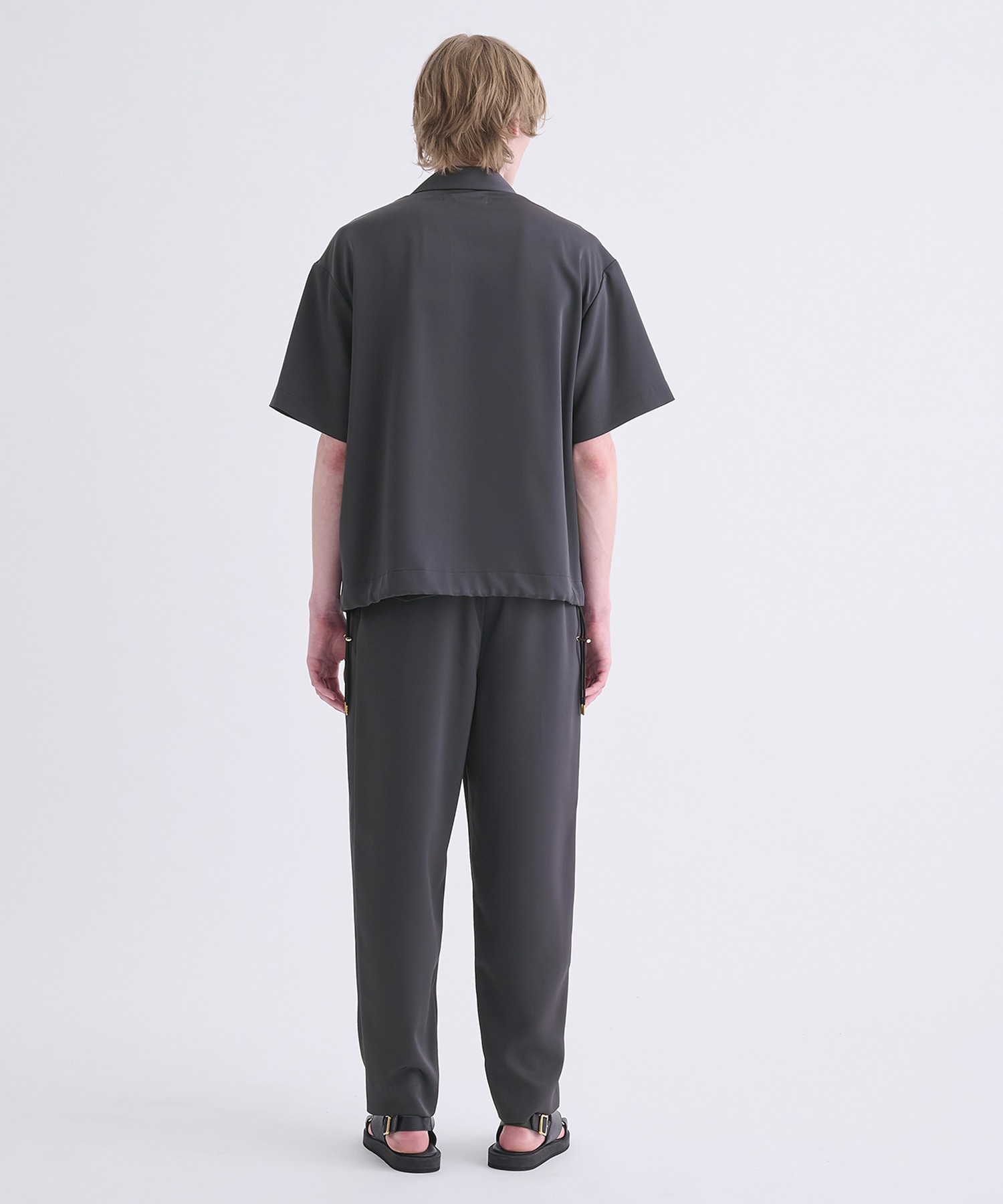 〈別注〉 Dry Stretch Twill Side Drawstring Relax Wide Tapered Pa CULLNI