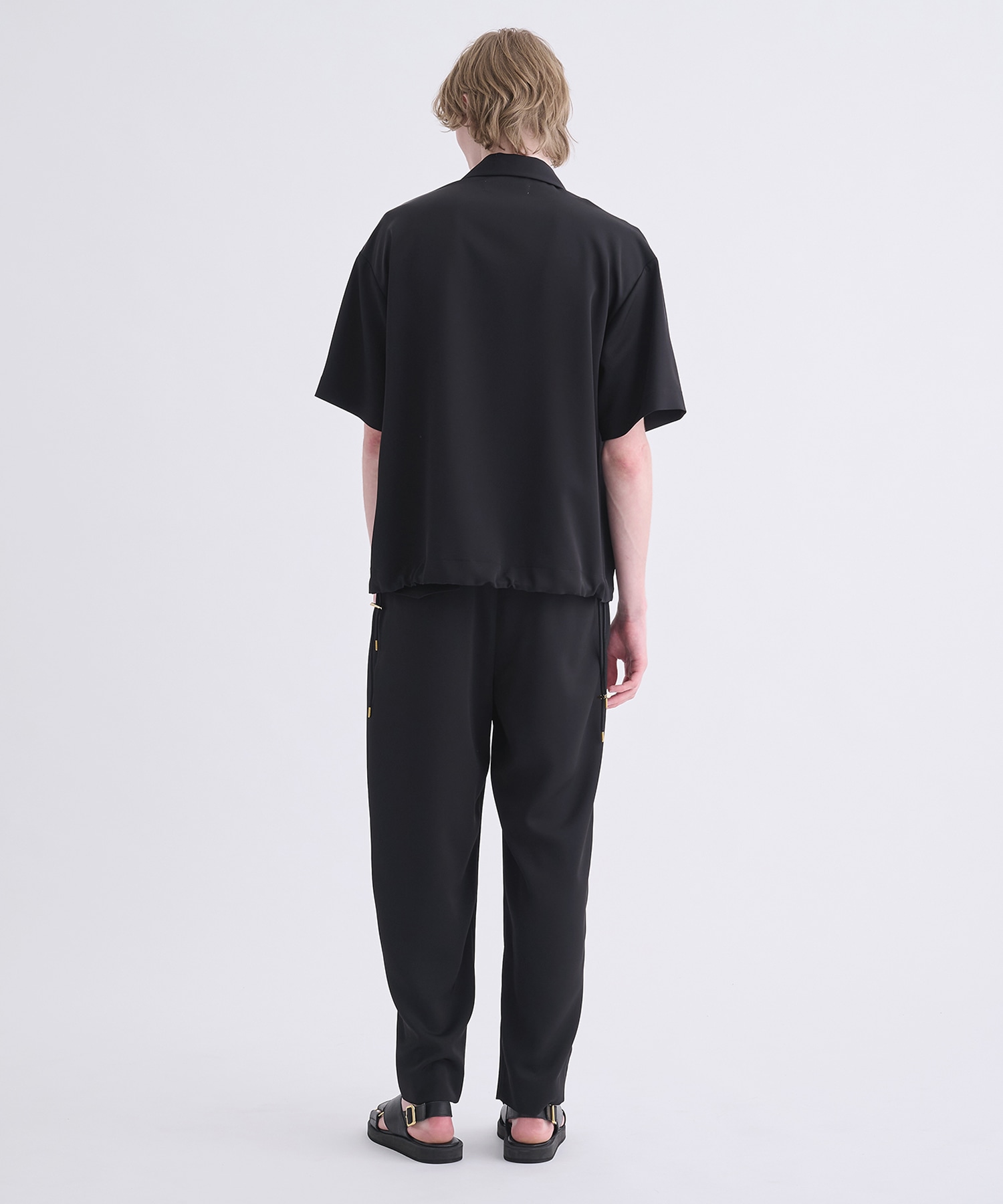 〈別注〉 Dry Stretch Twill Side Drawstring Relax Wide Tapered Pa CULLNI