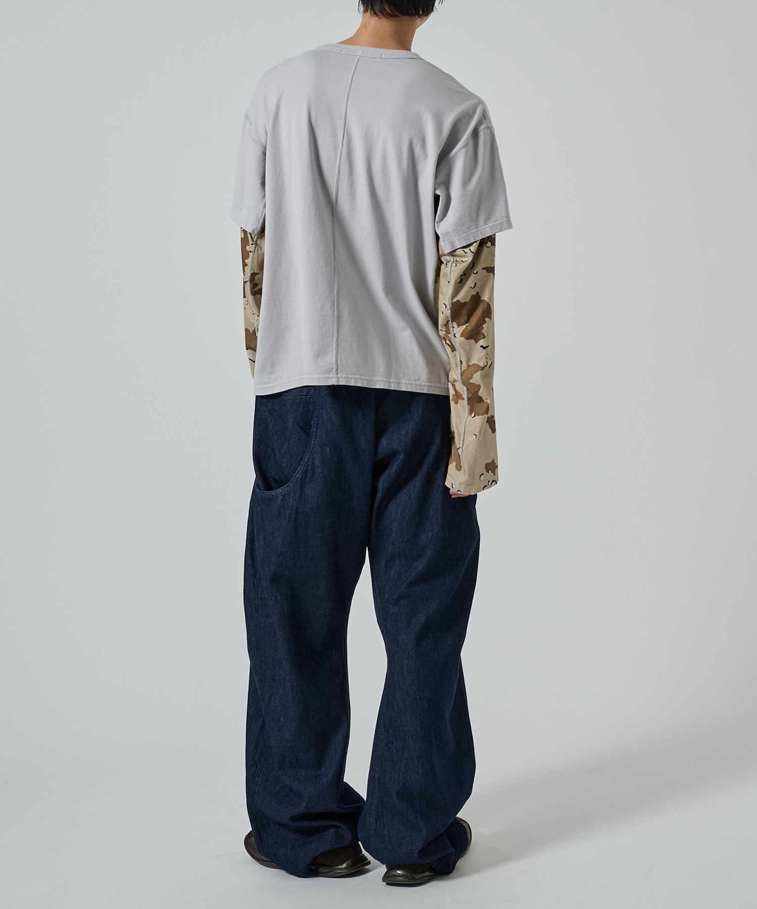 別注 CURVED LEG UTILITY TROUSERS NVRFRGT
