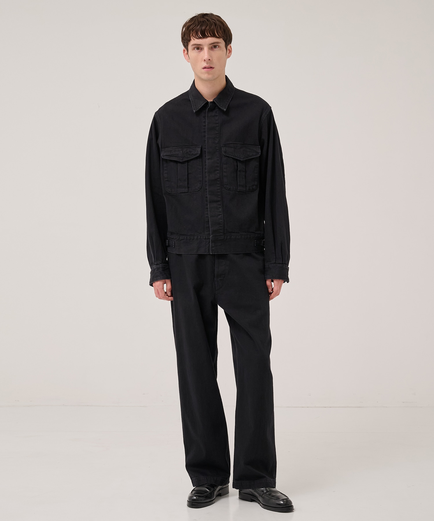 別注 DENIM MILITARY PANTS MARKAWARE/marka
