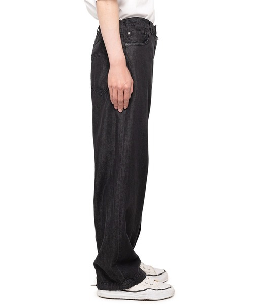 COTTON TENCEL DENIM BAGGY PANTS in・stru(men-tal)