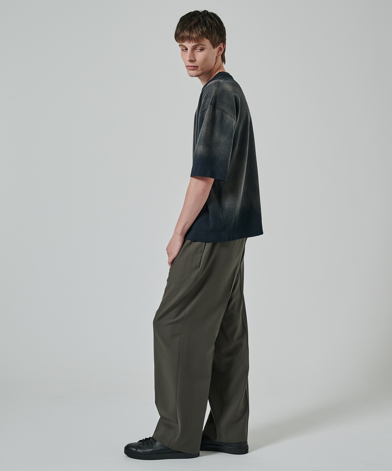 COOL WOOL WIDE SLACKS STUDIOUS