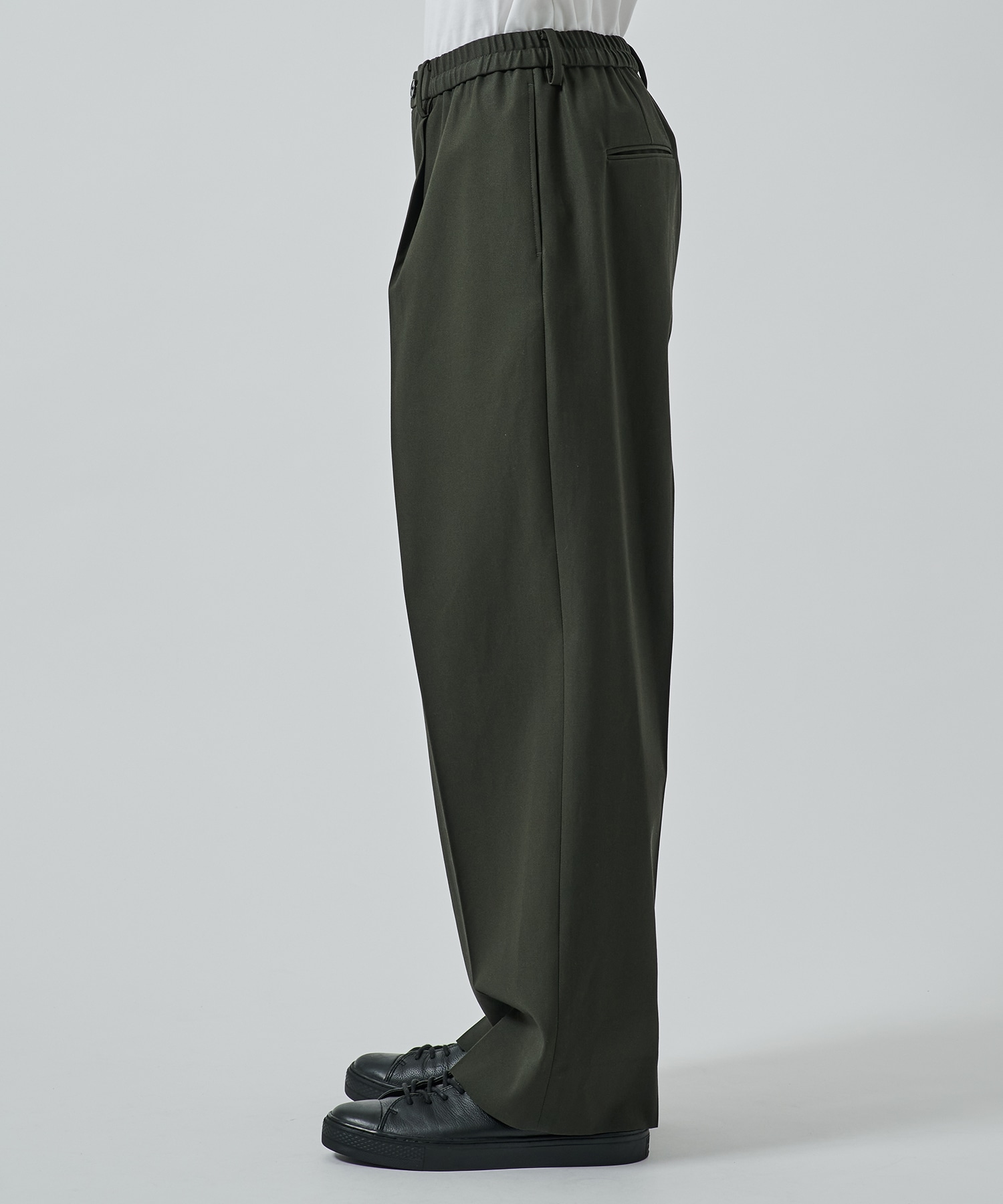 GANSHIN DRILL WIDE SLACKS STUDIOUS
