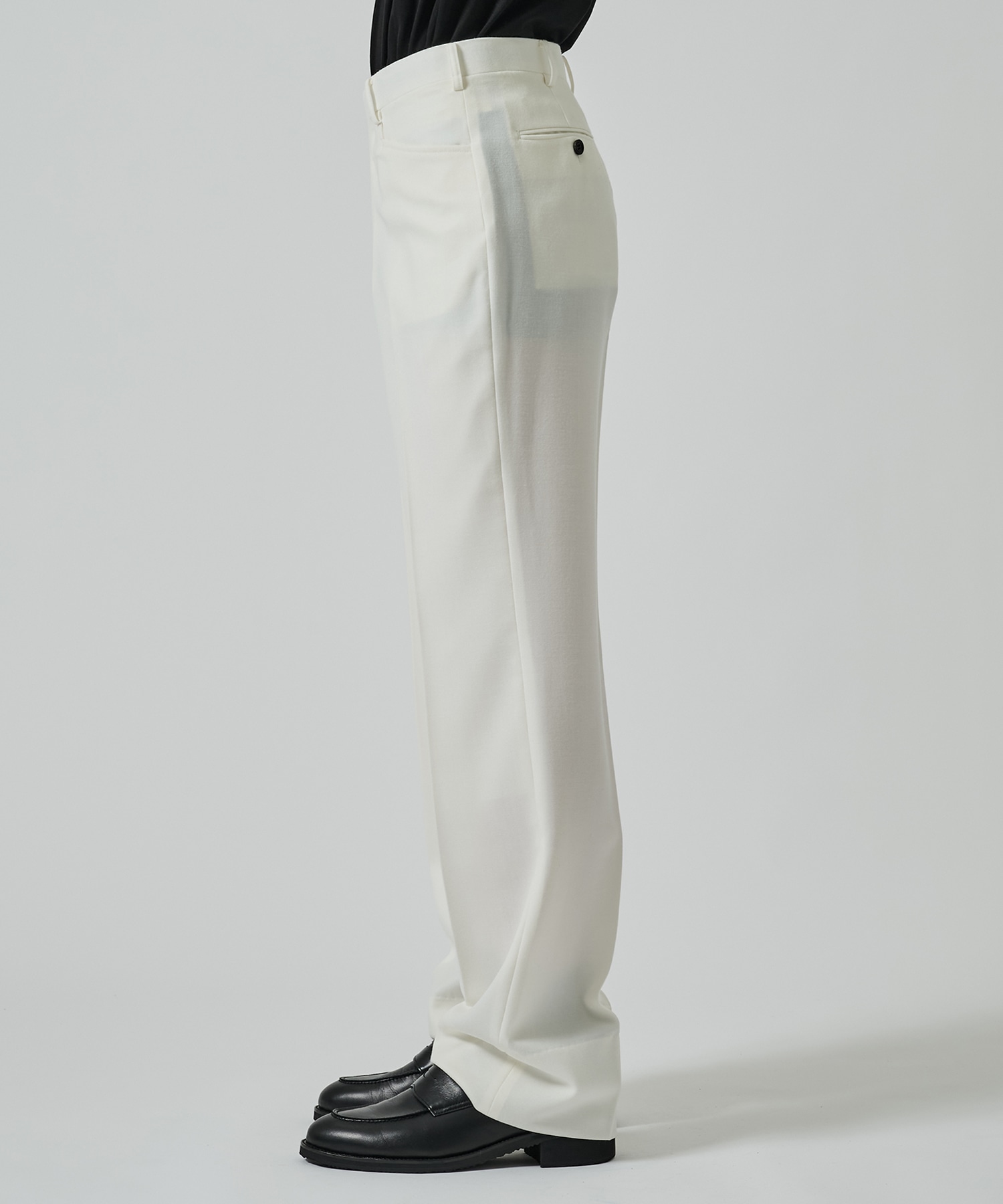 Wool Straight Trousers LITTLEBIG