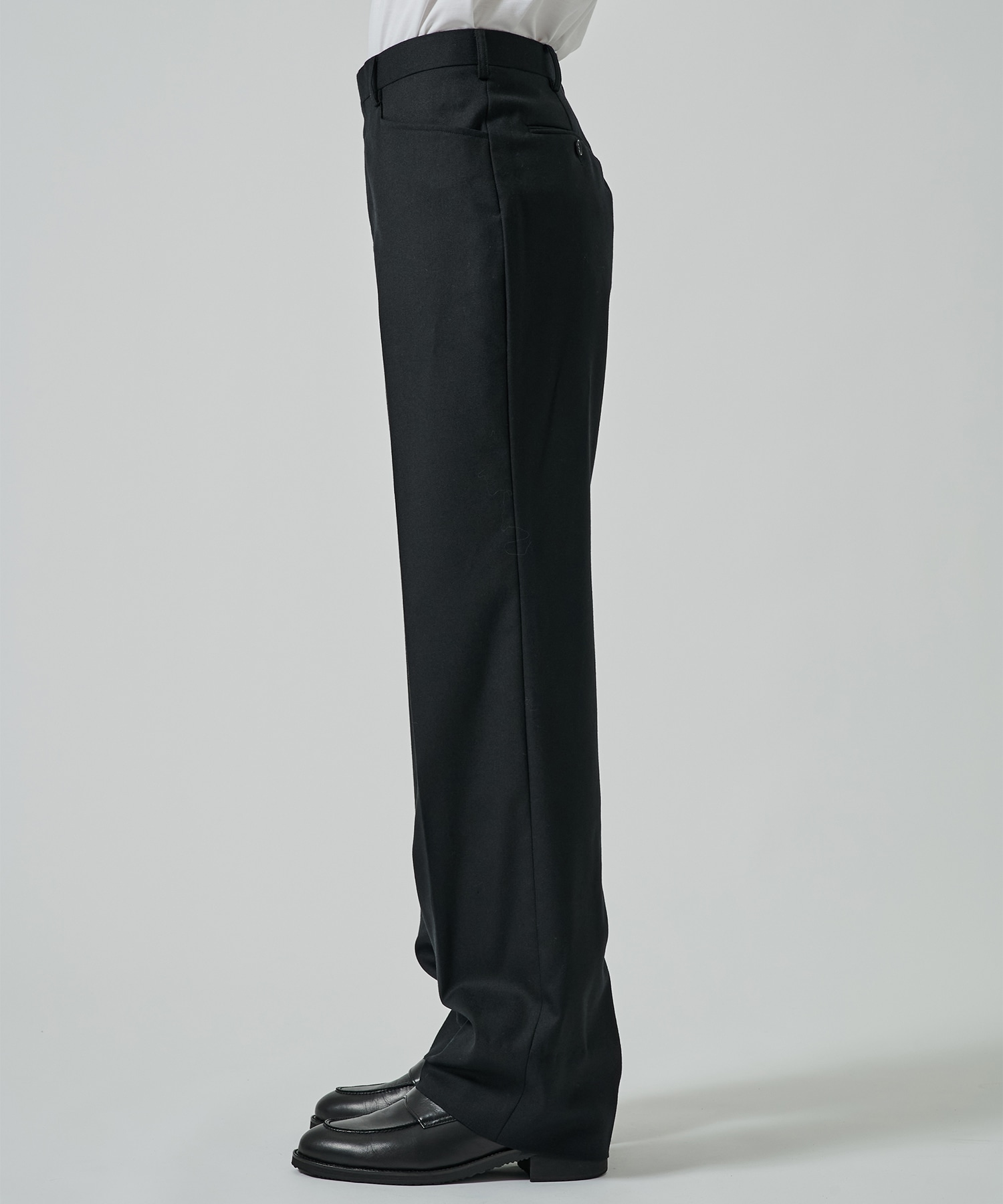 Wool Straight Trousers LITTLEBIG
