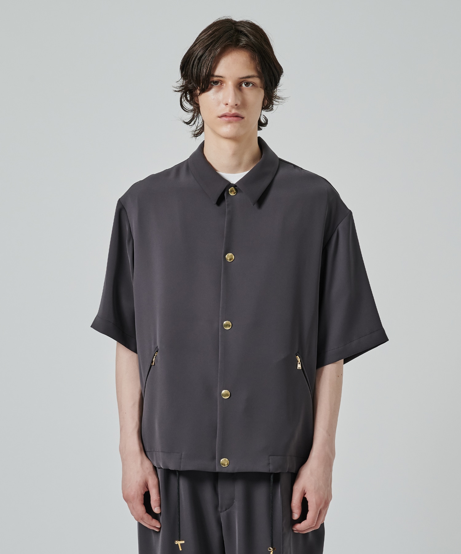〈別注〉SHORT SLEEVE COACH JACKET CULLNI
