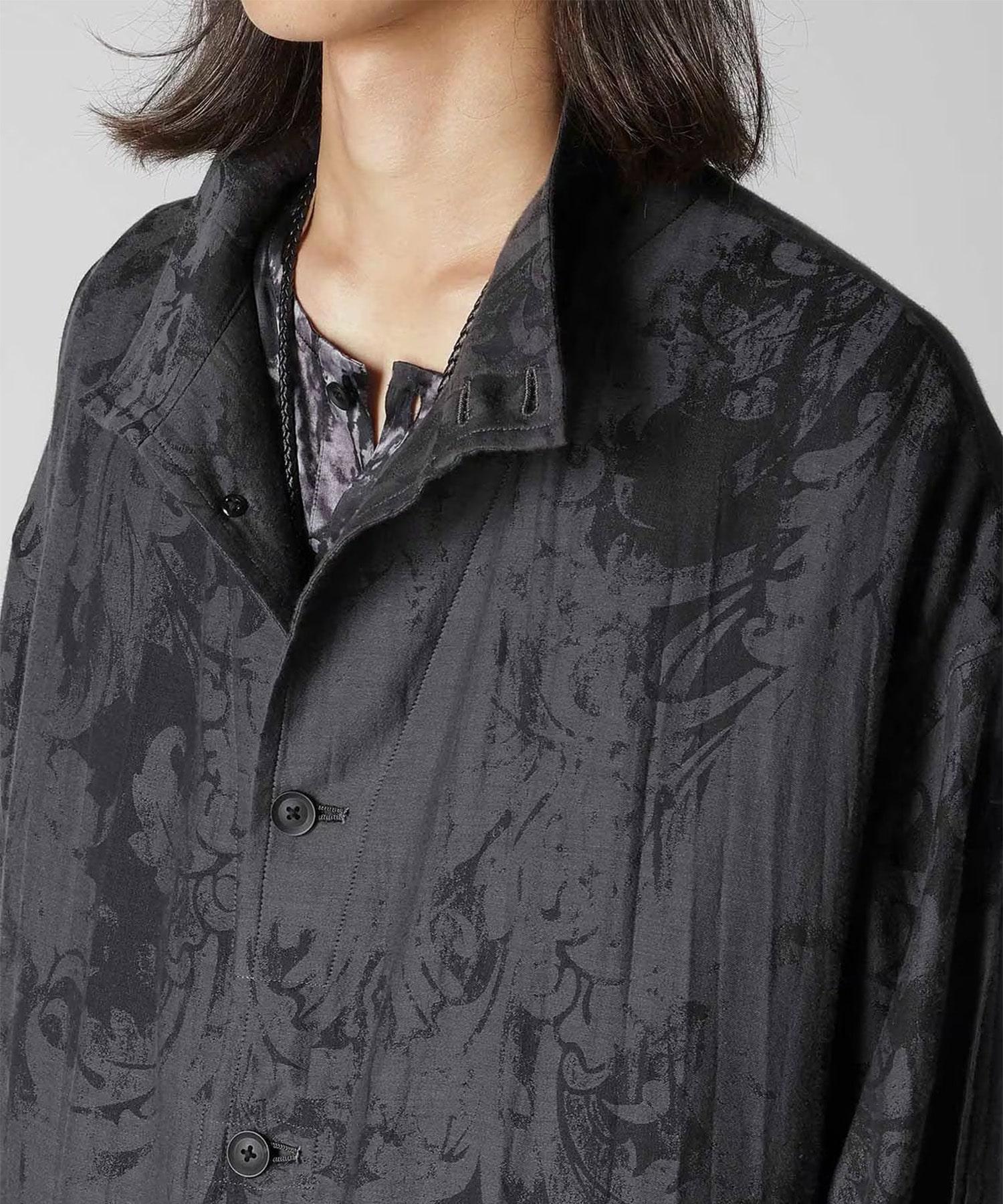 HK-J76-041 LONG JACKET Yohji Yamamoto