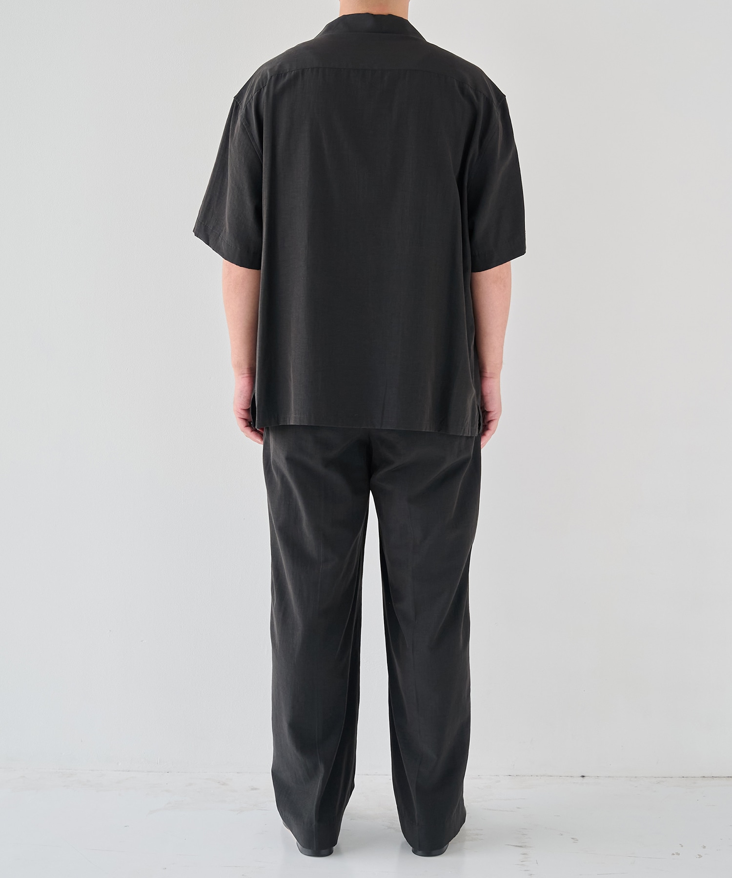 別注 Short Sleeve Open Collar Shirt soe