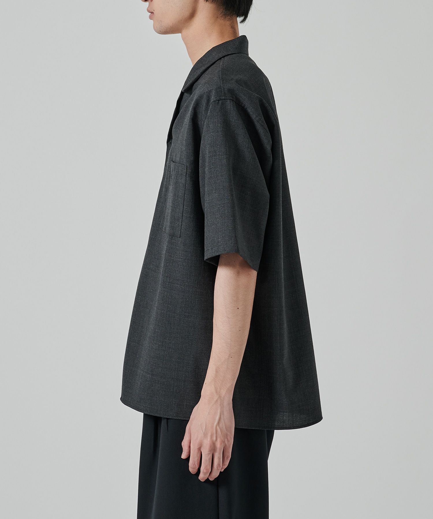 〈別注〉 OPEN COLLAR S/S SHIRT MARKAWARE/marka