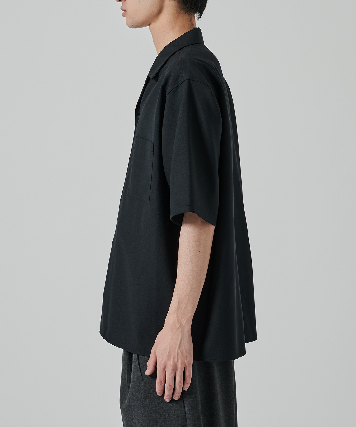 〈別注〉 OPEN COLLAR S/S SHIRT MARKAWARE/marka