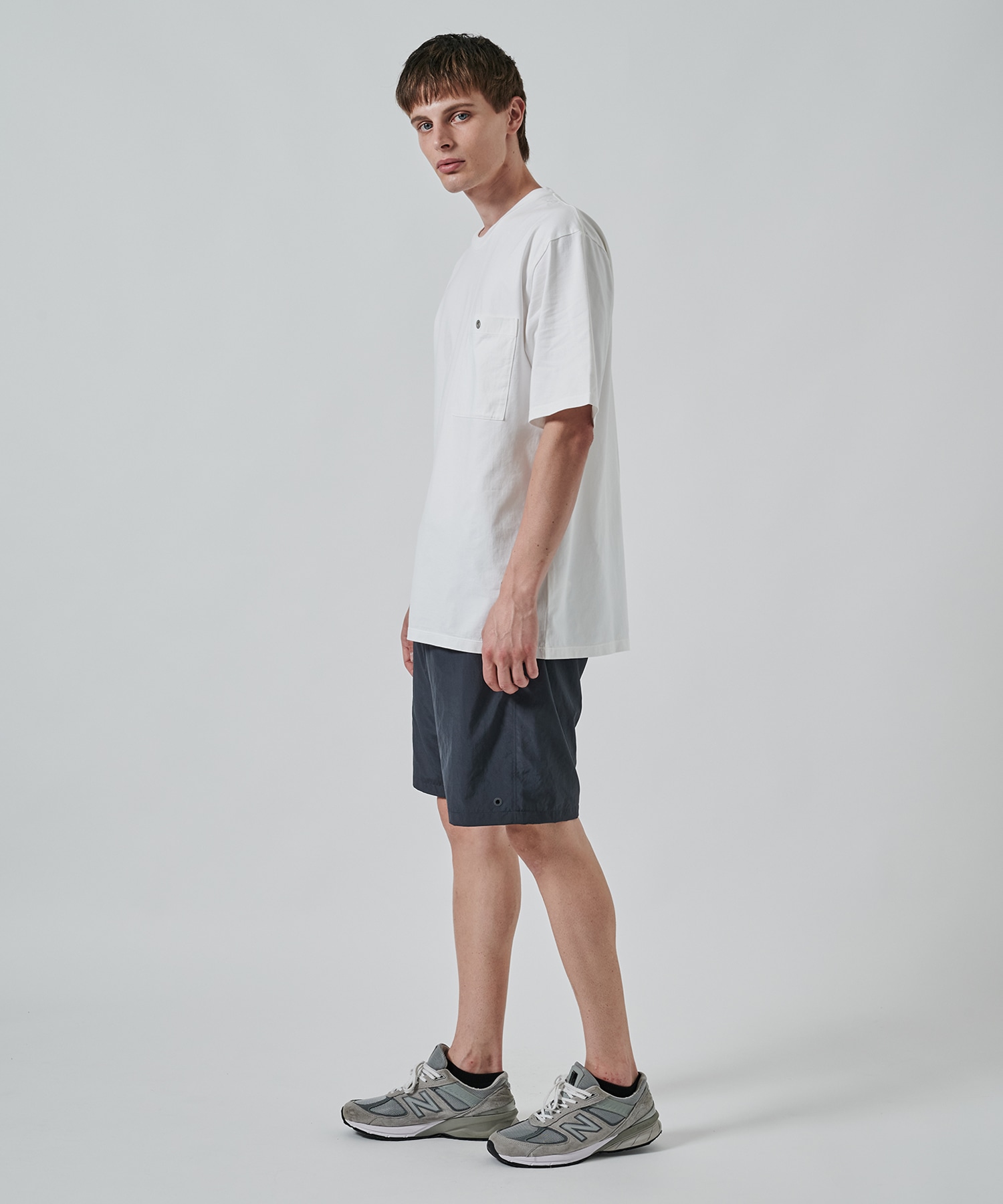 別注 ONE EYELET POCKET TEE White Mountaineering