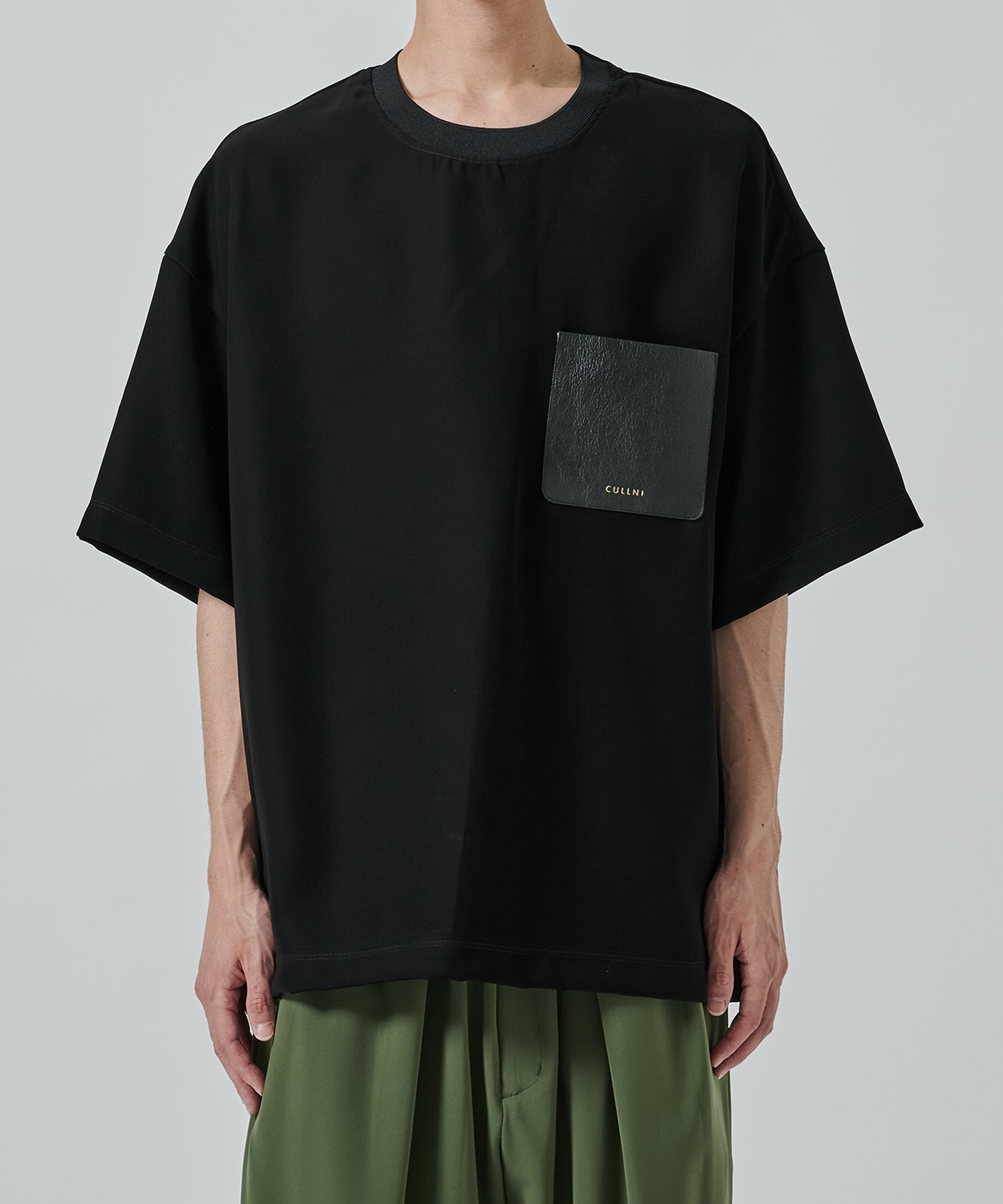 〈別注〉Sugoku Suzushii Leather Pocket S/S TEE CULLNI