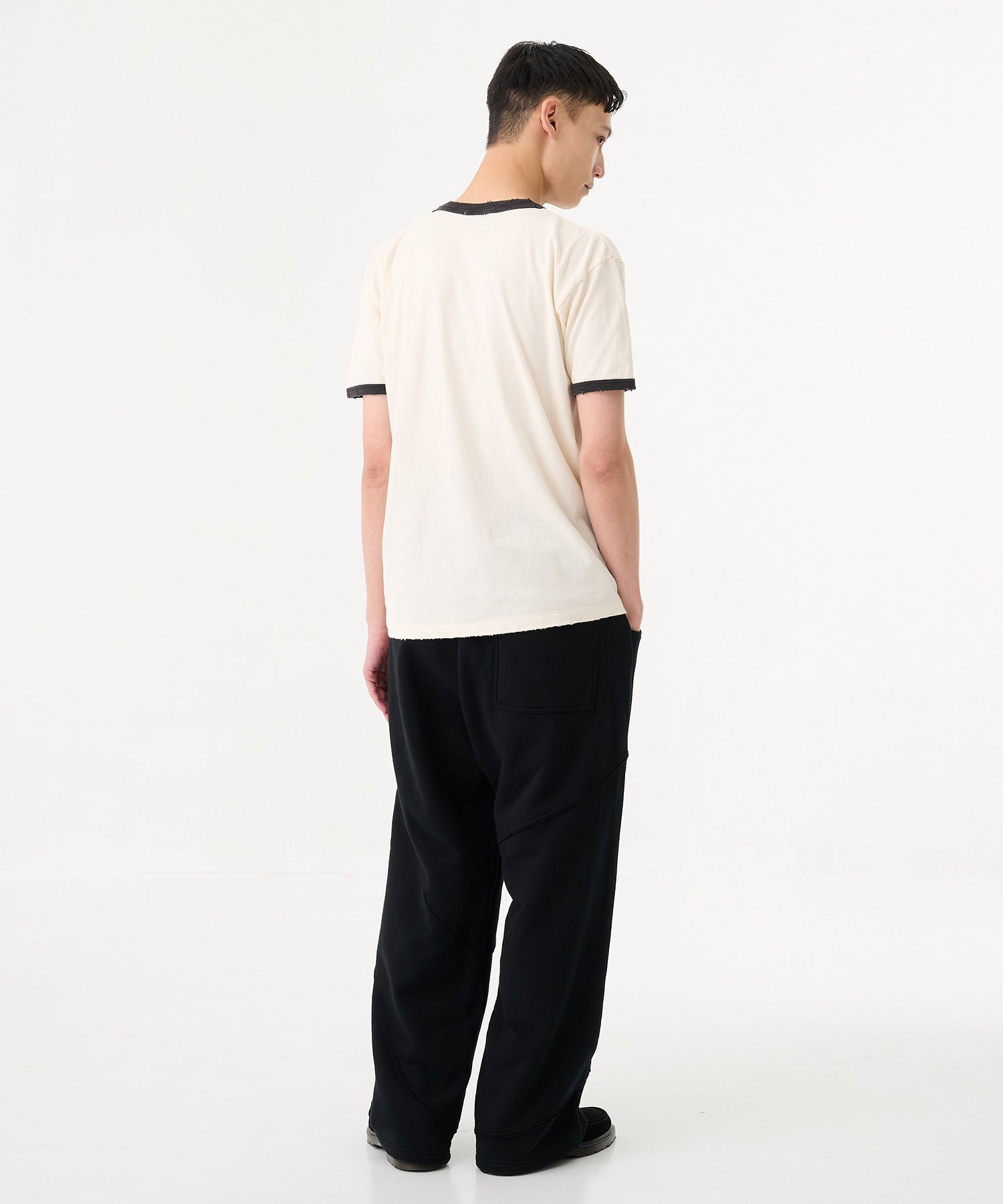 別注 DAMAGE RINGER TEE JieDa