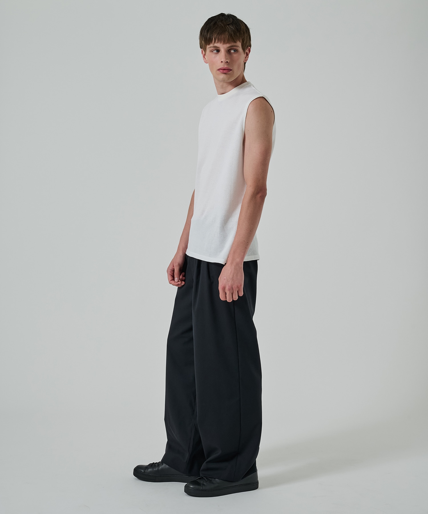 オーガニックコットンメッシュ / メッシュスリーブレスTEE MARKAWARE/marka