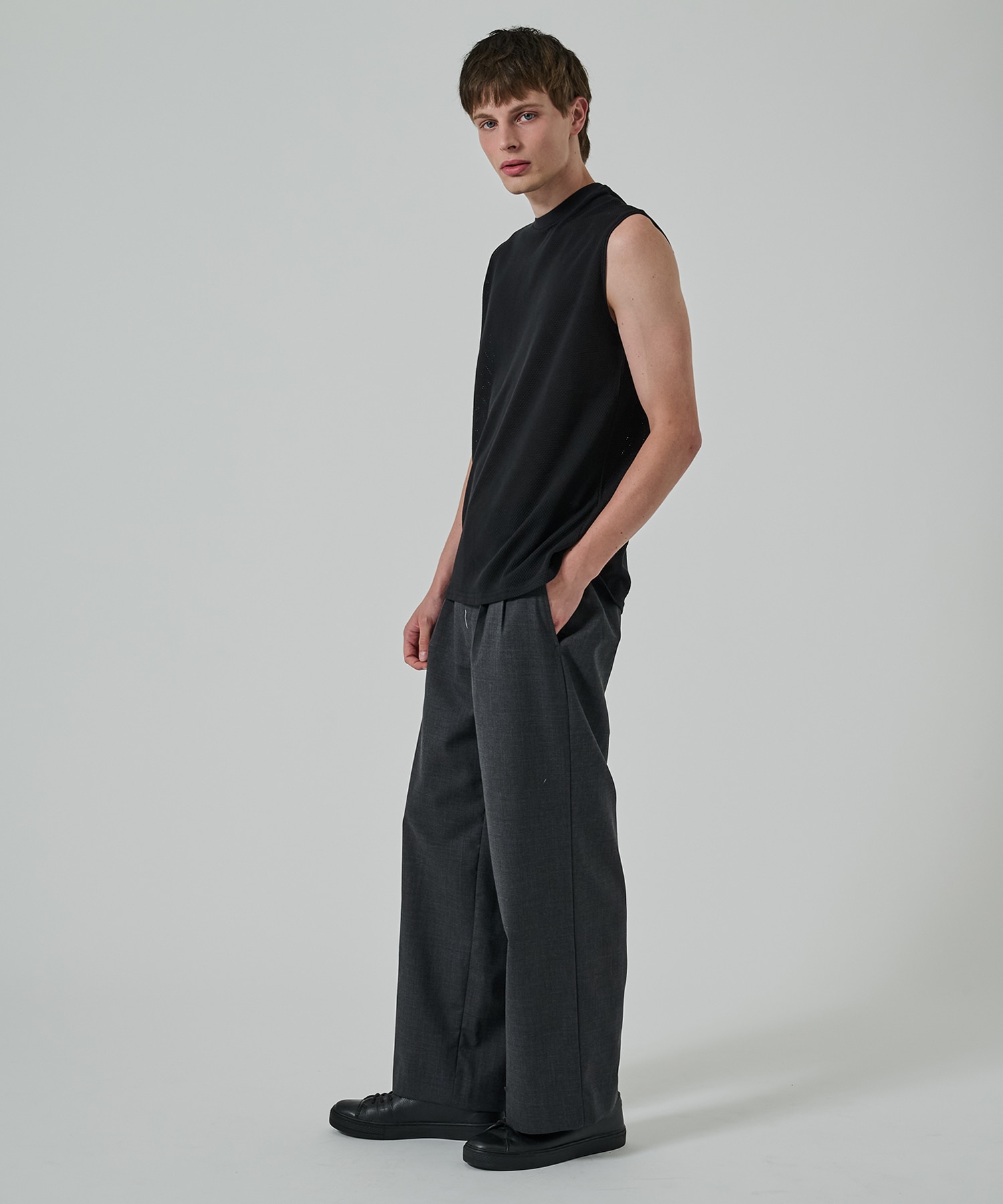 オーガニックコットンメッシュ / メッシュスリーブレスTEE MARKAWARE/marka