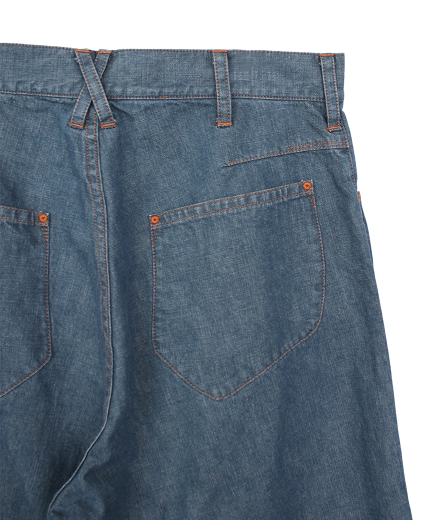 WIDE LEG KNEE PATCH SHORTS KOZABURO