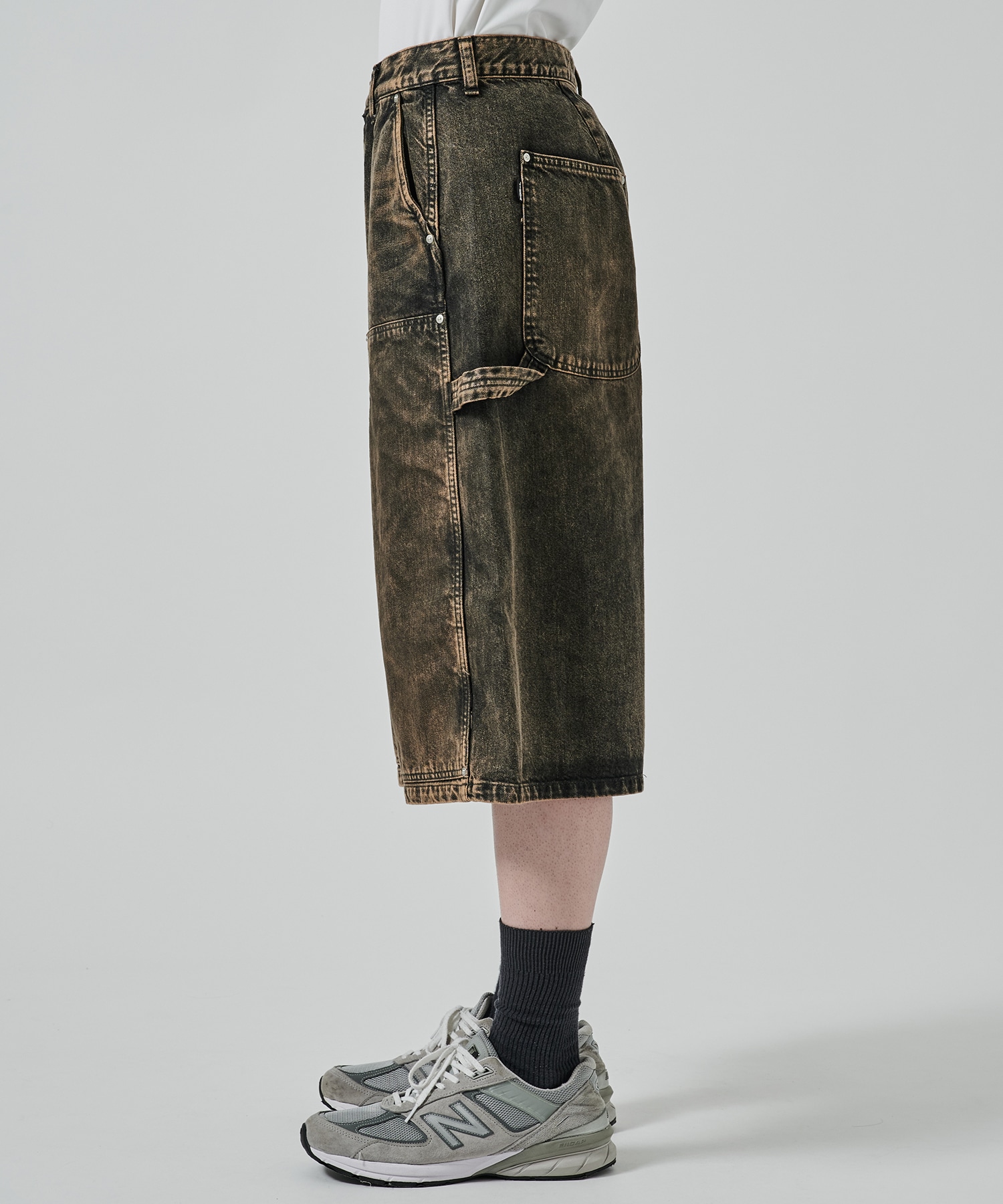 〈別注〉 DOUBLE KNEE DENIM SHORTS JieDa