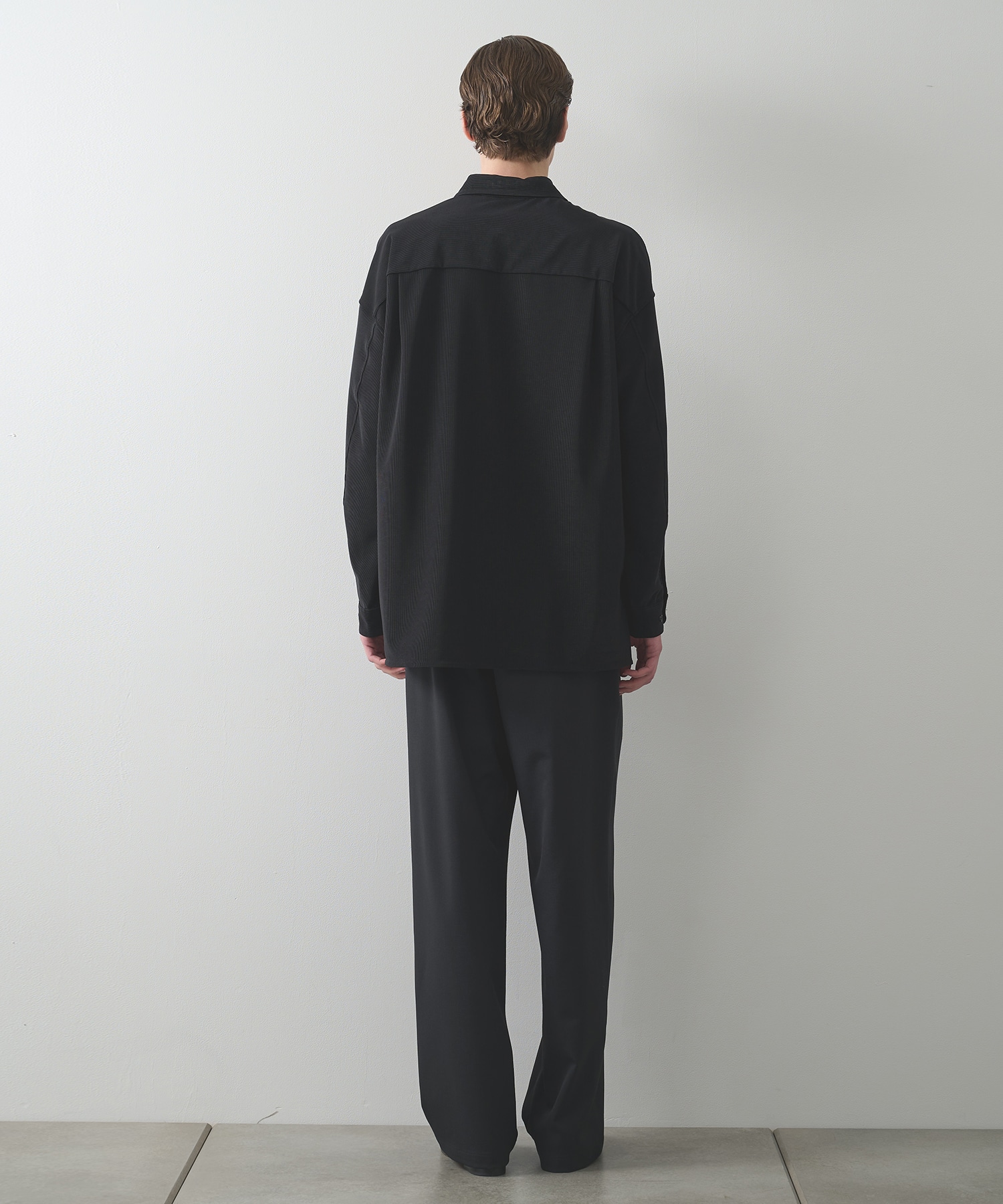 ナロープリーツリラックスシャツ STUDIOUS