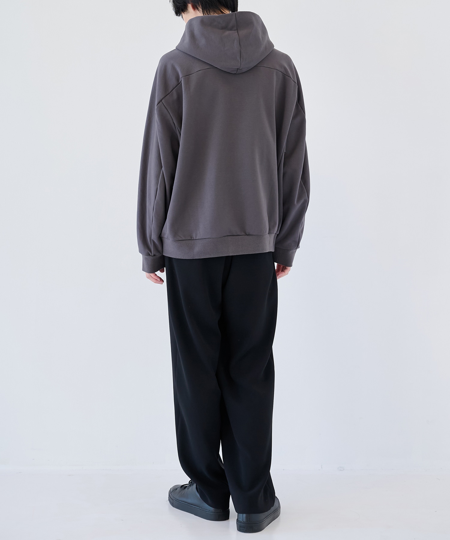 CO STRECH TERRY ZIP UP HOODIE ATTACHMENT
