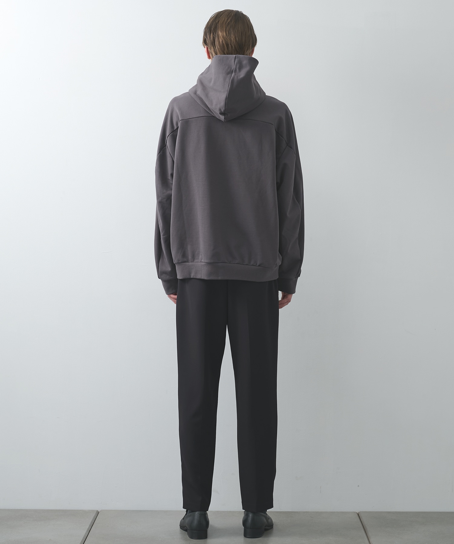 CO STRECH TERRY ZIP UP HOODIE ATTACHMENT