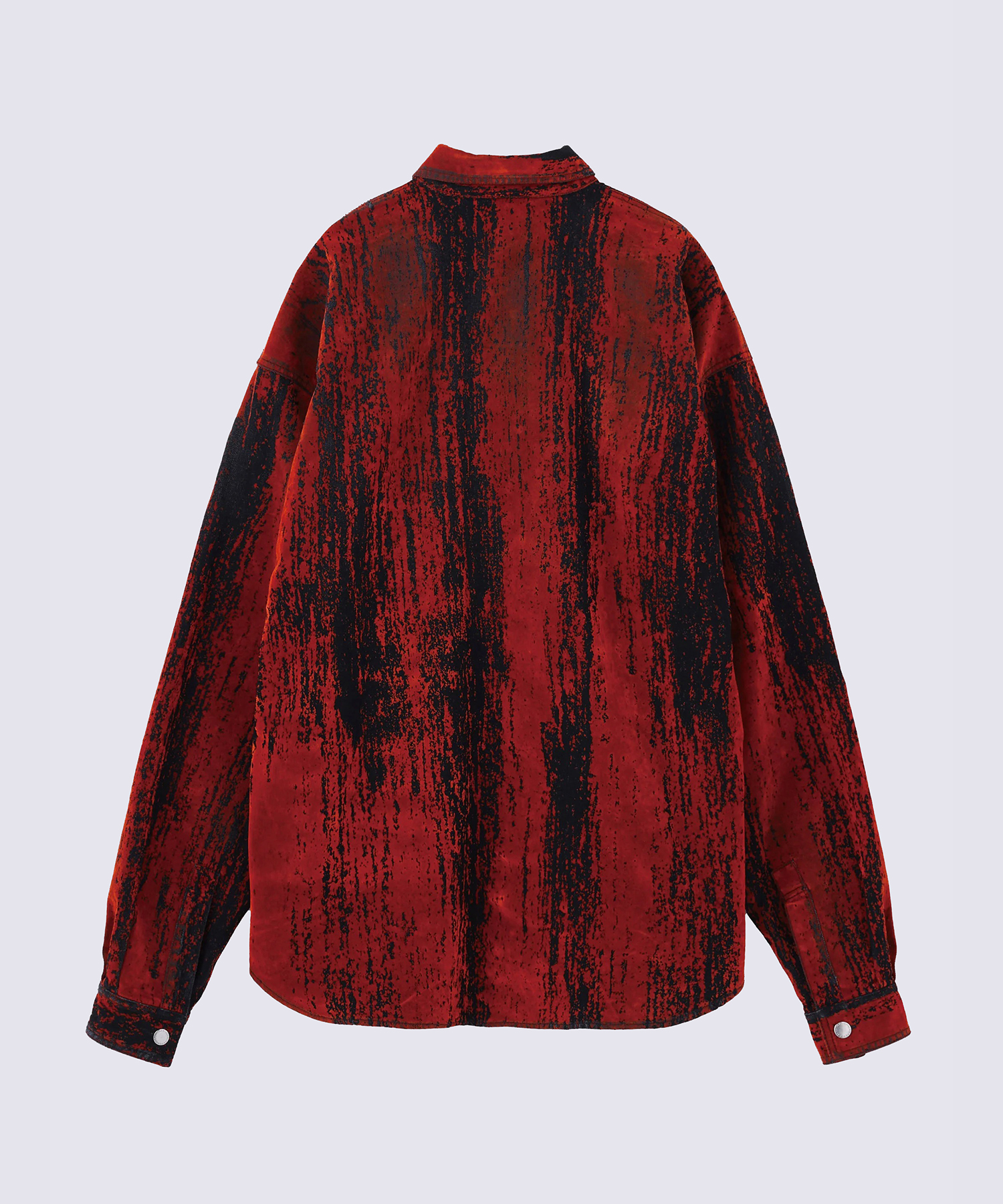 FLOCKED DENIM OVERSIZED SHIRT JOHN LAWRENCE SULLIVAN
