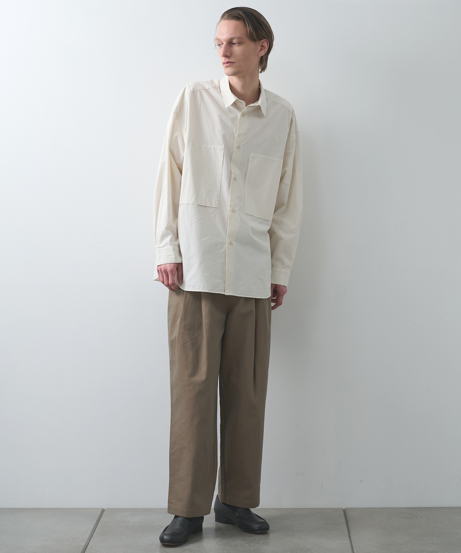 Garment-dye over shirt STILL BY HAND