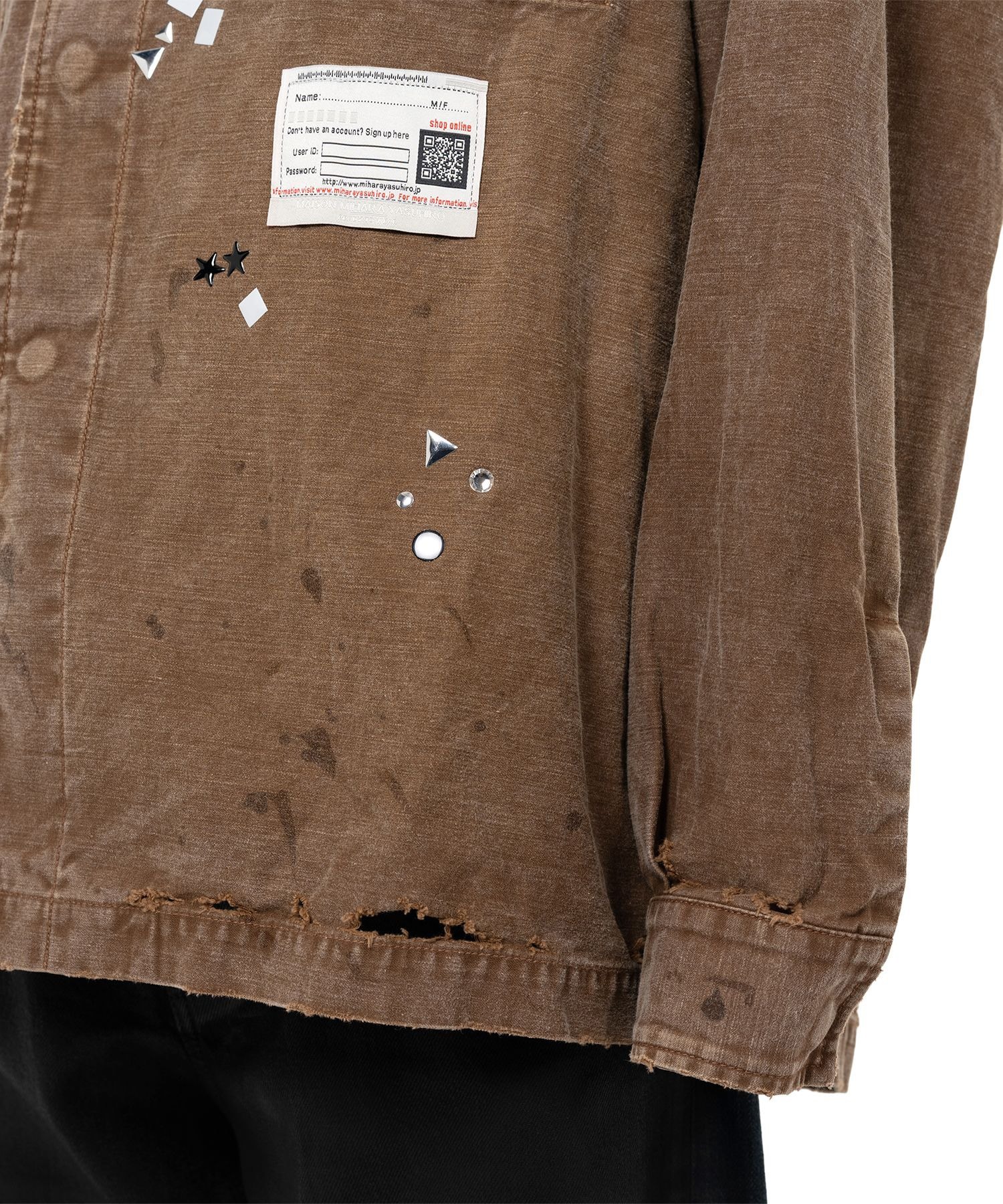 EMBELLISHED MILITARY SHIRTS Maison MIHARA YASUHIRO