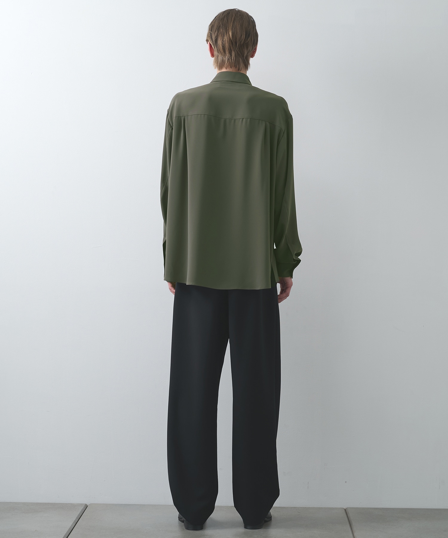 別注 Leather Pocket L/S Shirts CULLNI