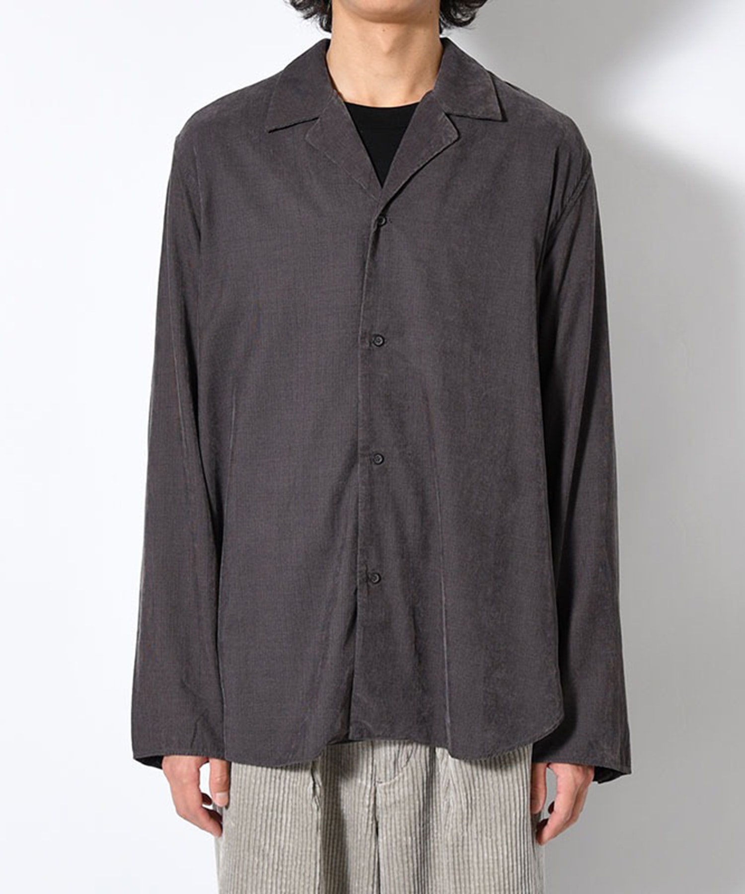 LAPEL SHIRTS- 21W Corduroy Sun Fade Processing saby
