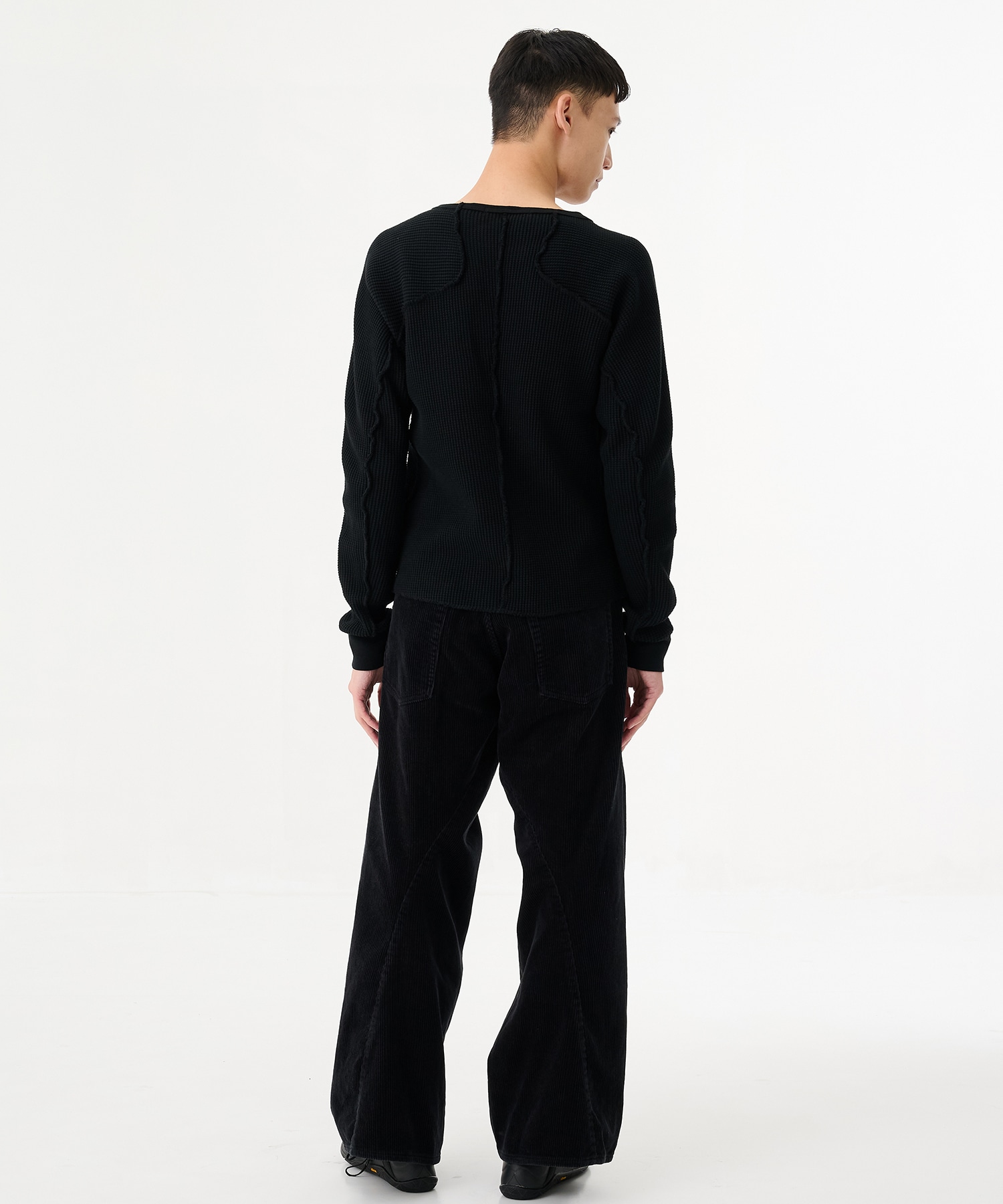 WAFFLE THERMAL LONG SLEEVE T-SHIRT NVRFRGT