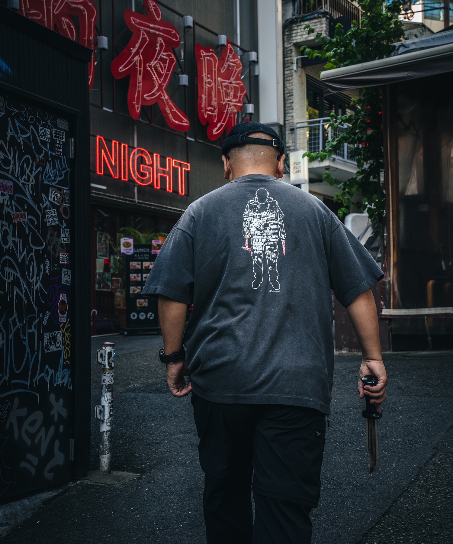 GS_SS TEE / 惨家-zange- / SM-HR1-0000-C25 SAINT M××××××