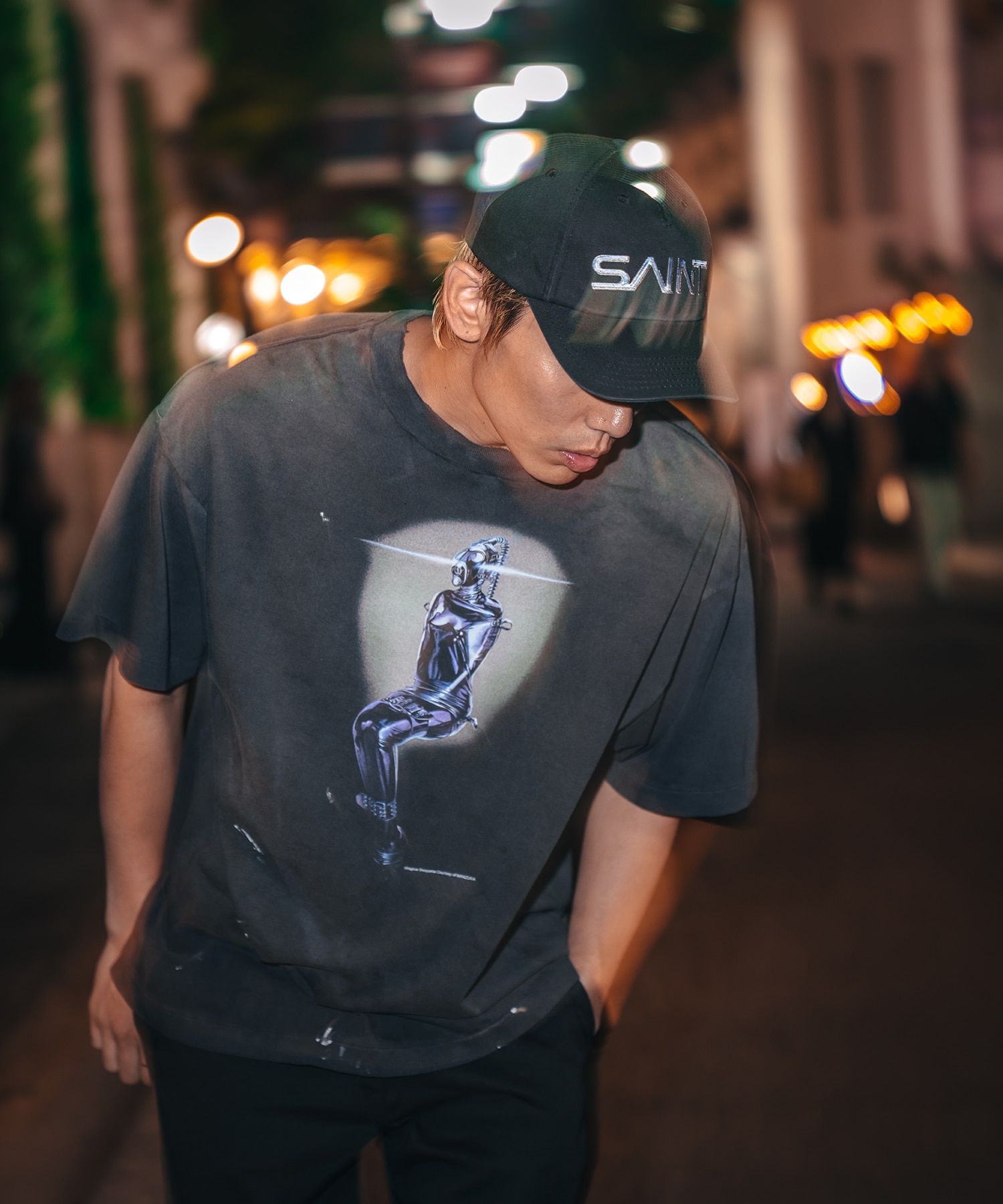 SRYM_SS TEE / MASK / SM-HR1-0000-C75 SAINT M××××××