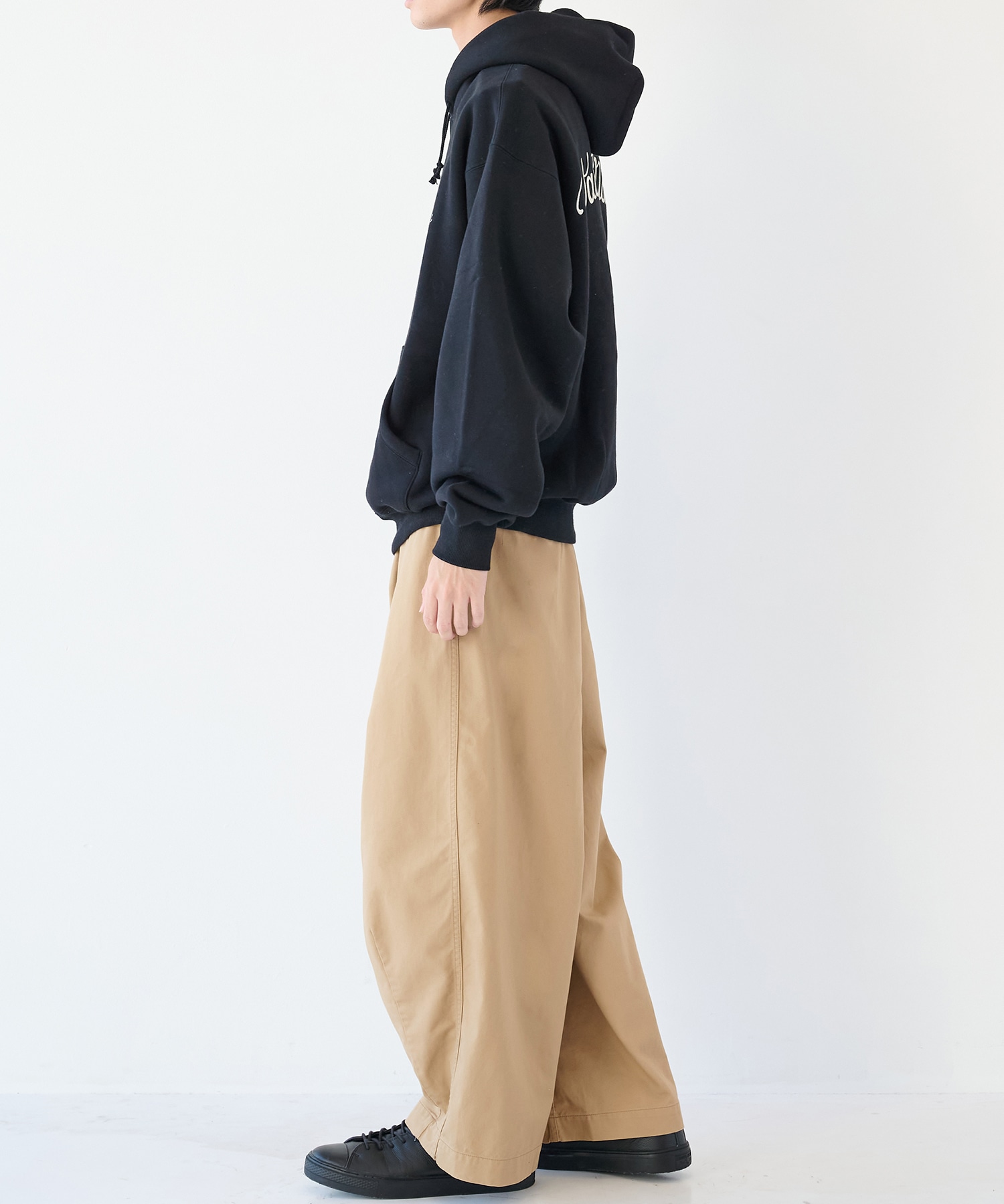 MIDDLE WEIGHT PULLOVER HOODED SWEAT SHIRT ( TYPE-2 ) WACKO MARIA