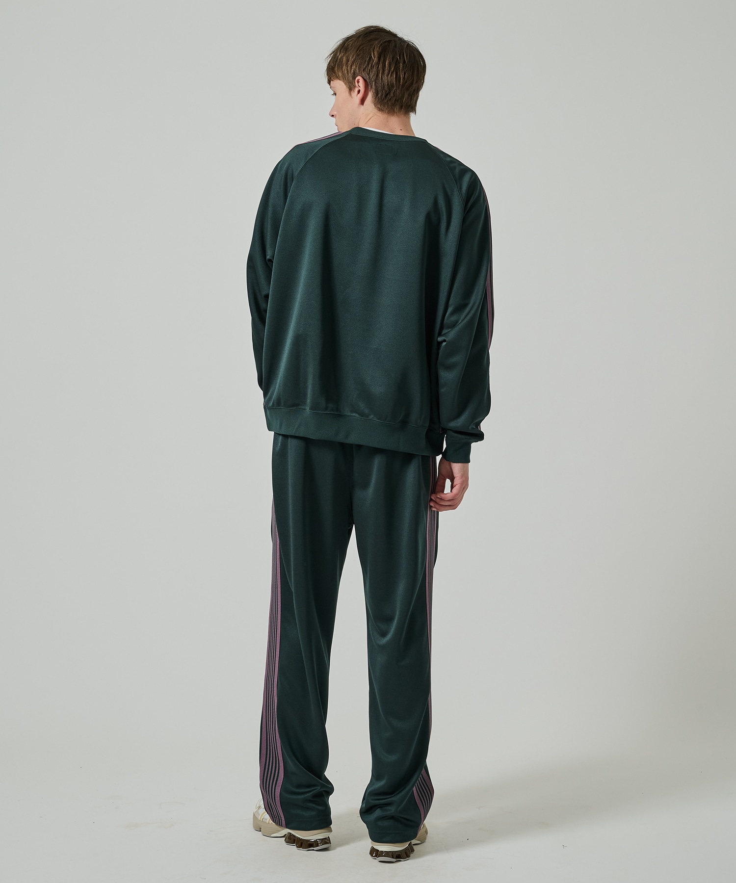 Track Crew Neck Shirt - Poly Smooth NEEDLES