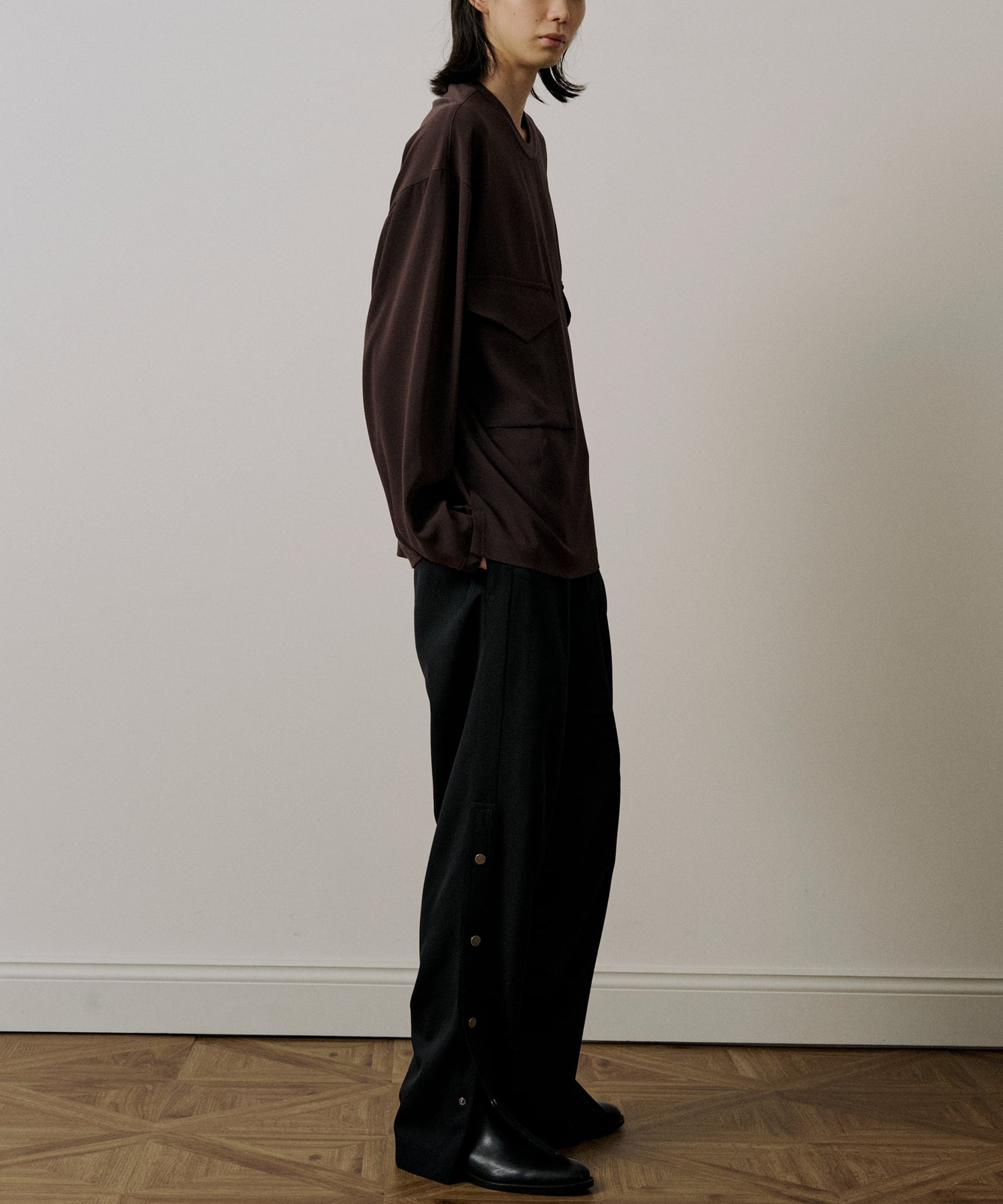 Pocket Long Sleeve Pullover UJOH HOMME