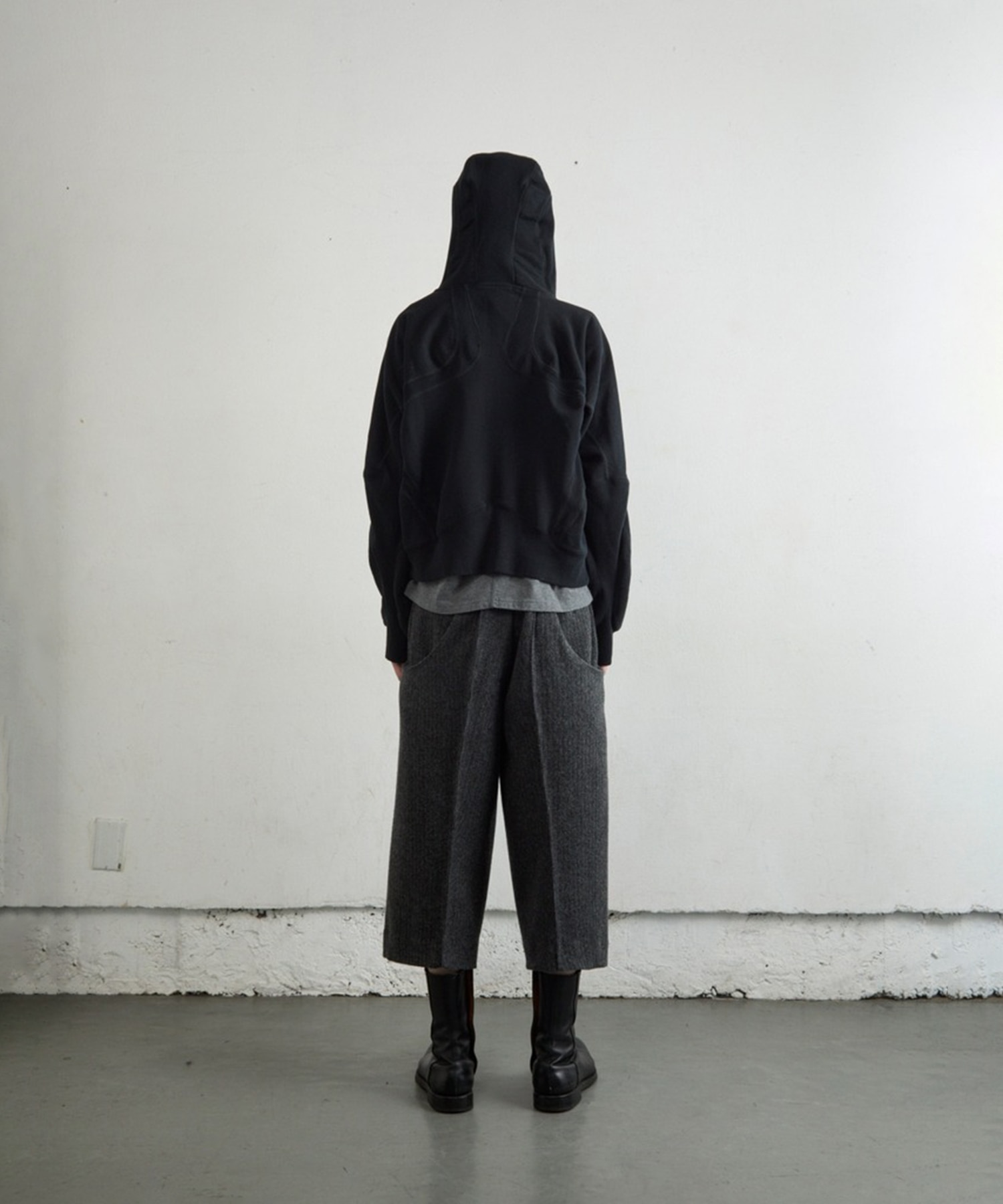 PANELLED ZIP UP HOODIE NVRFRGT