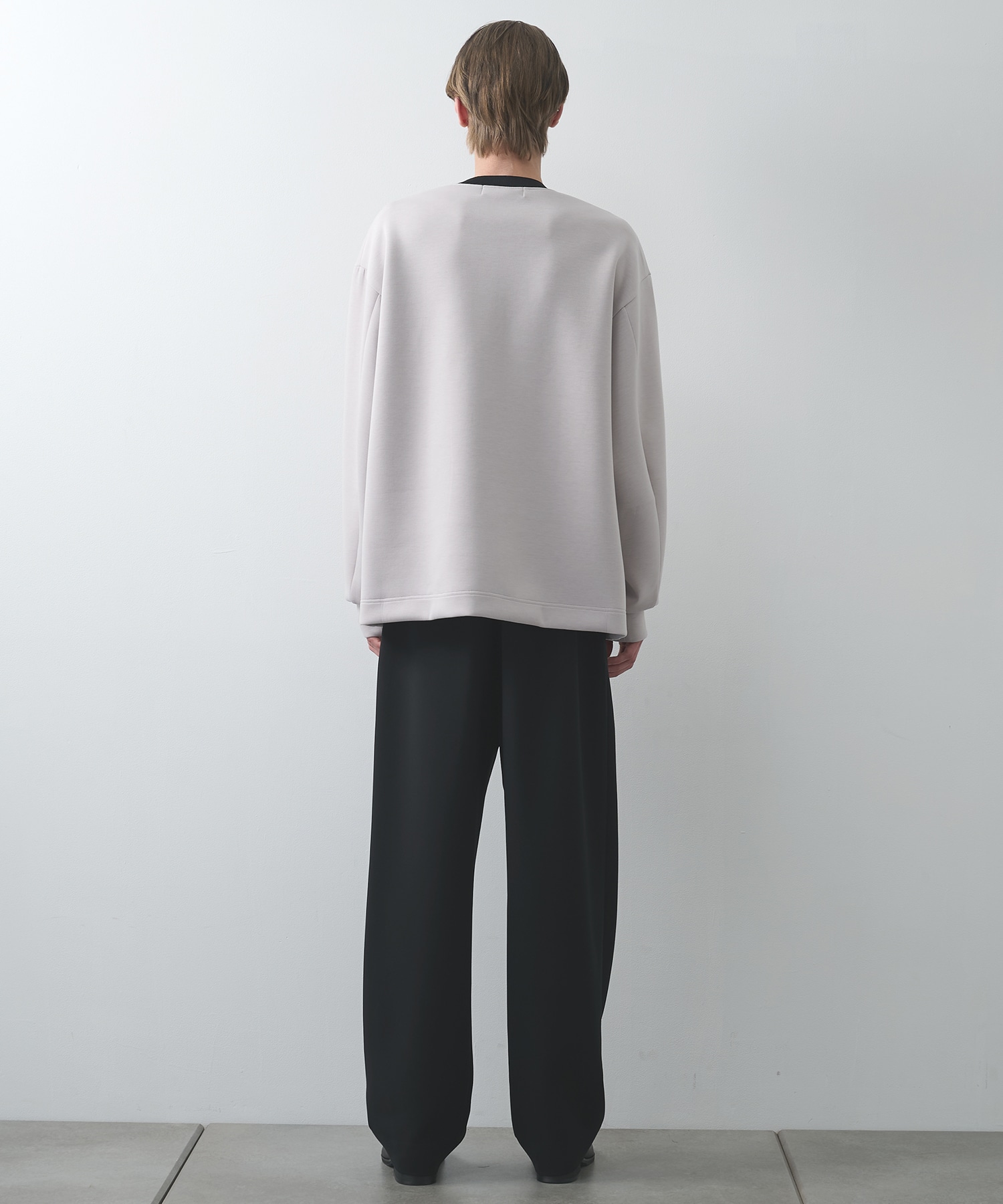 CULLNI Logo Embroidery Long Sleeve Pullover CULLNI