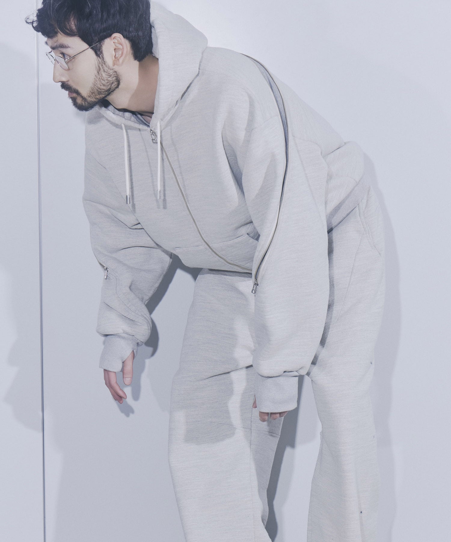 FOAMORA SWEAT ZIP HOODIE ROTOL
