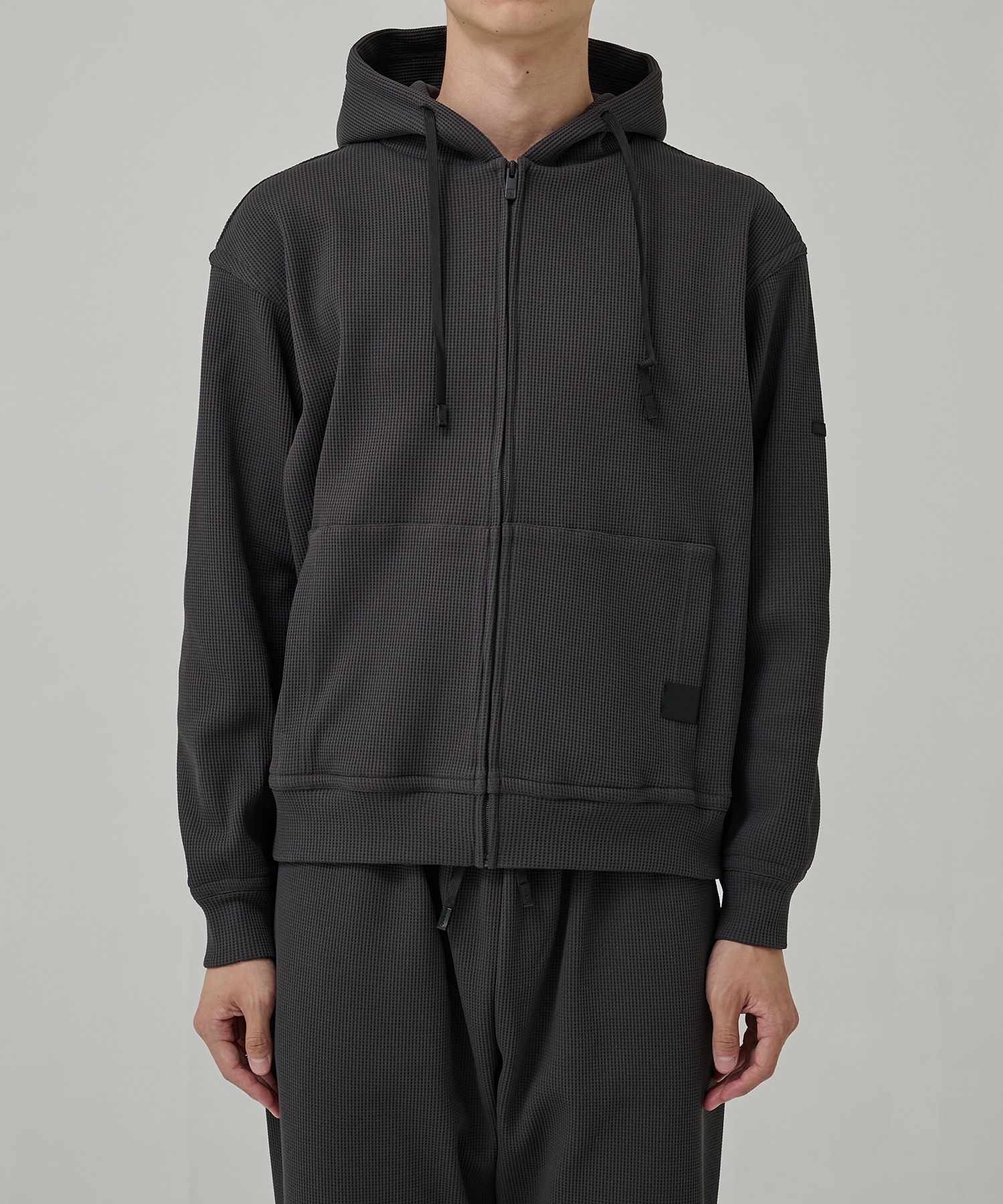 別注 WAFFLE ZIP UP HOODIE N.HOOLYWOOD