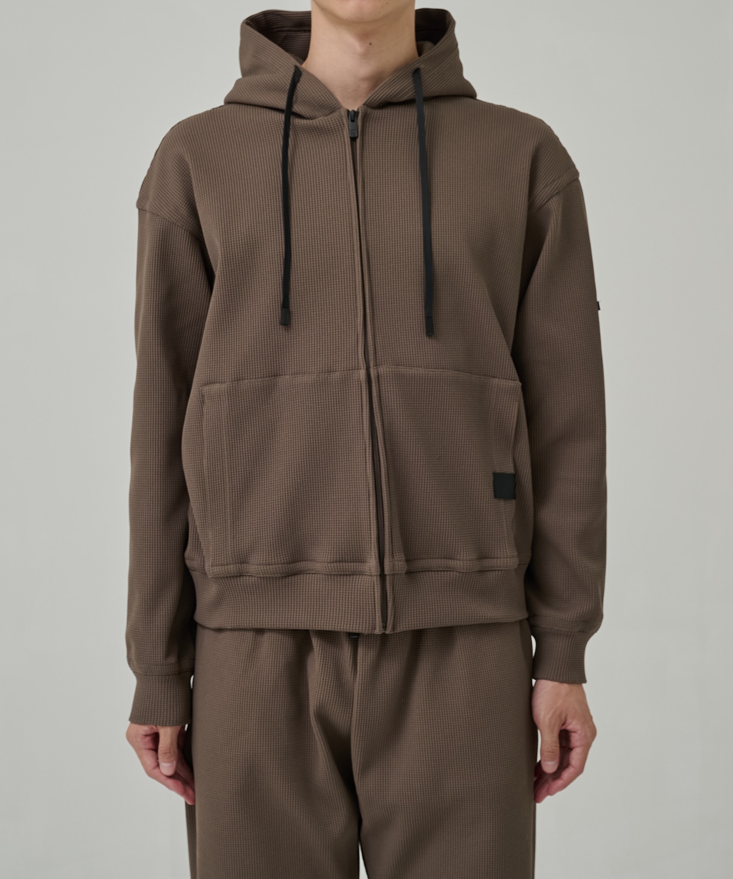 別注 WAFFLE ZIP UP HOODIE N.HOOLYWOOD