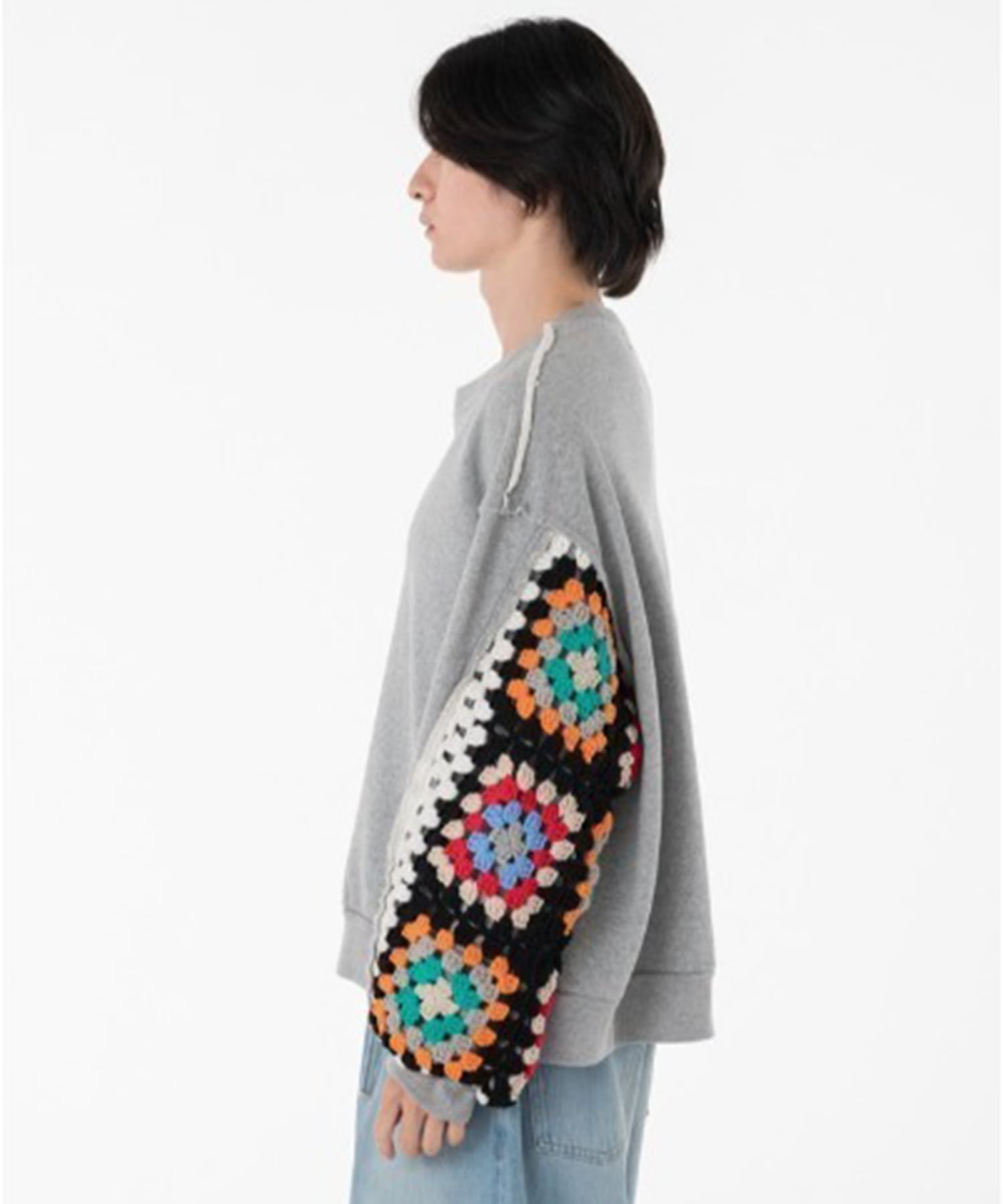 CROCHET SLEEVE SWEAT DISCOVERED