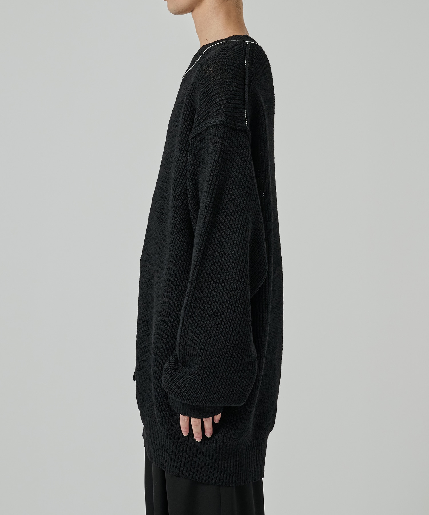 変形衿リブフラシ PO Yohji Yamamoto
