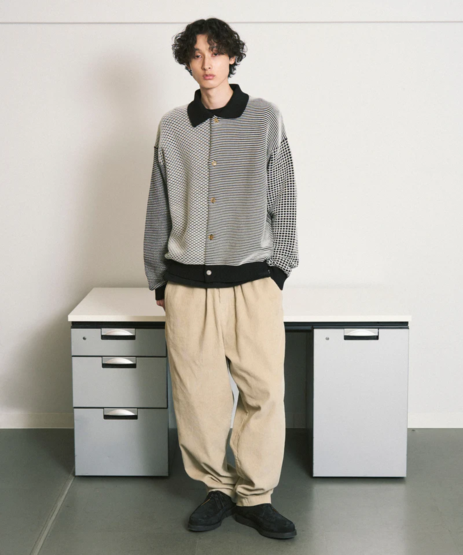MULTI KNIT SHIRT JACKET PHINGERIN