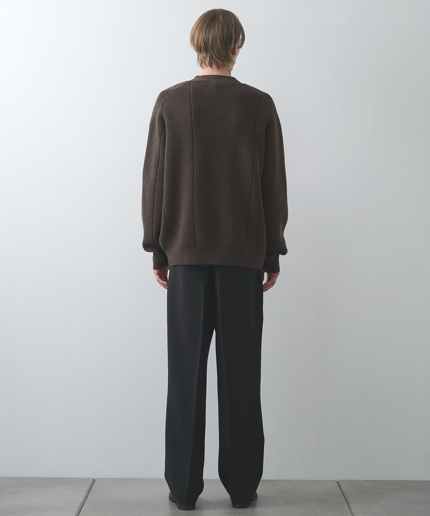 編地切替カーディガン WRAPINKNOT